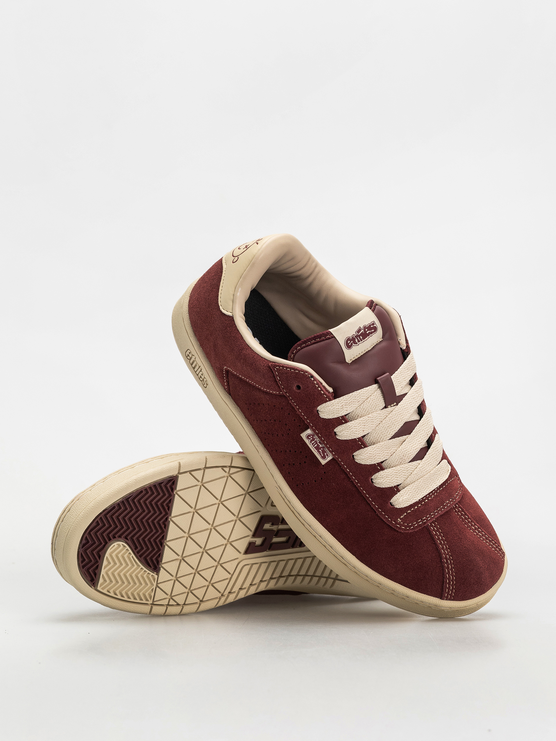 Etnies Scam Cipők (burgundy/tan)