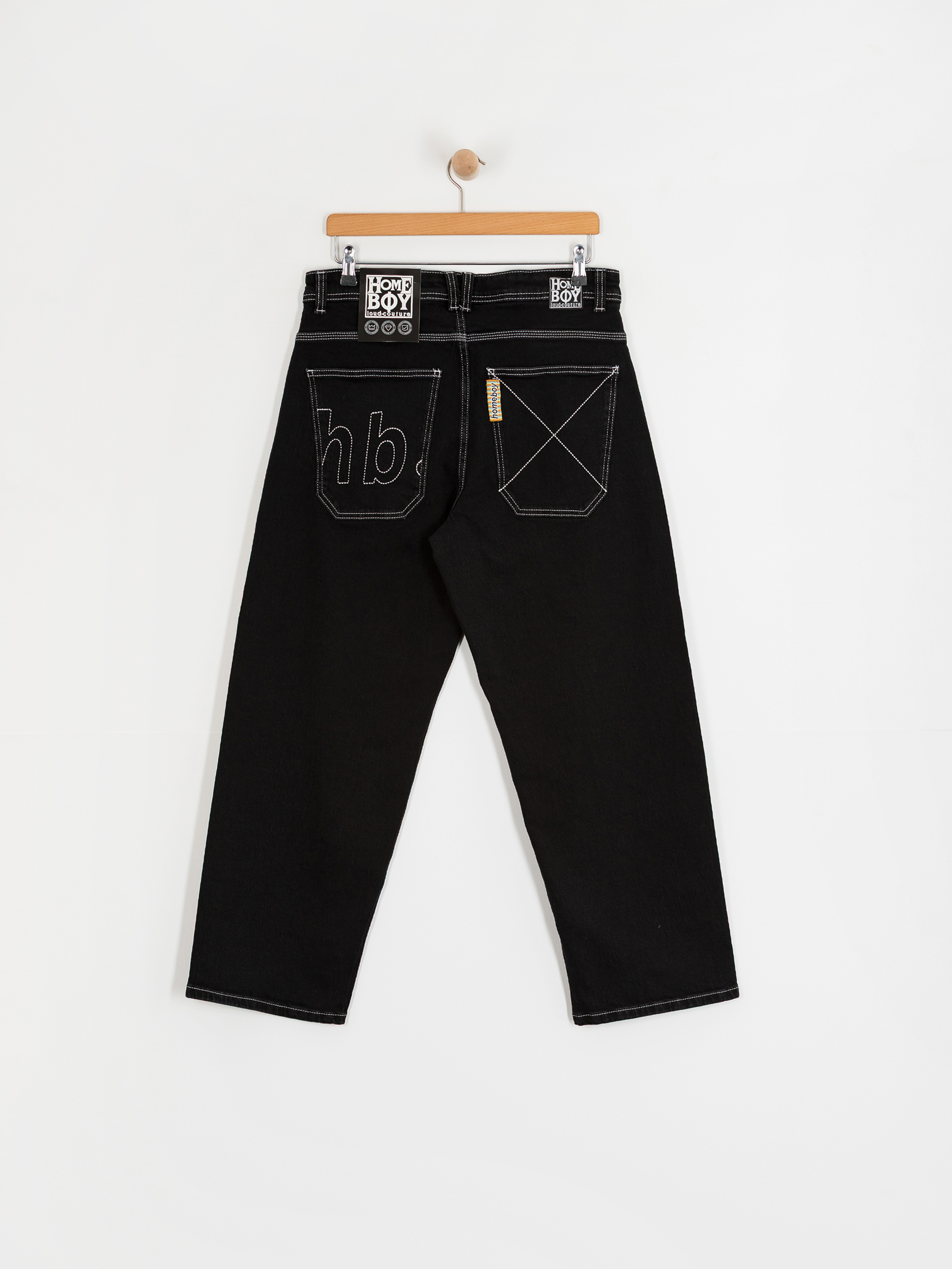 Homeboy X Tra Monster HB Denim Kisnadrág (washed black)