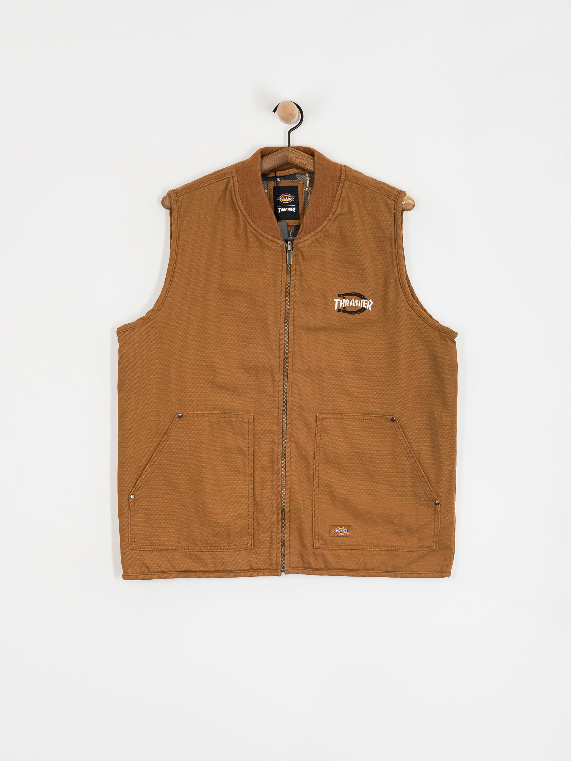 Dickies x Thrasher Vest Mellény (brown duck)