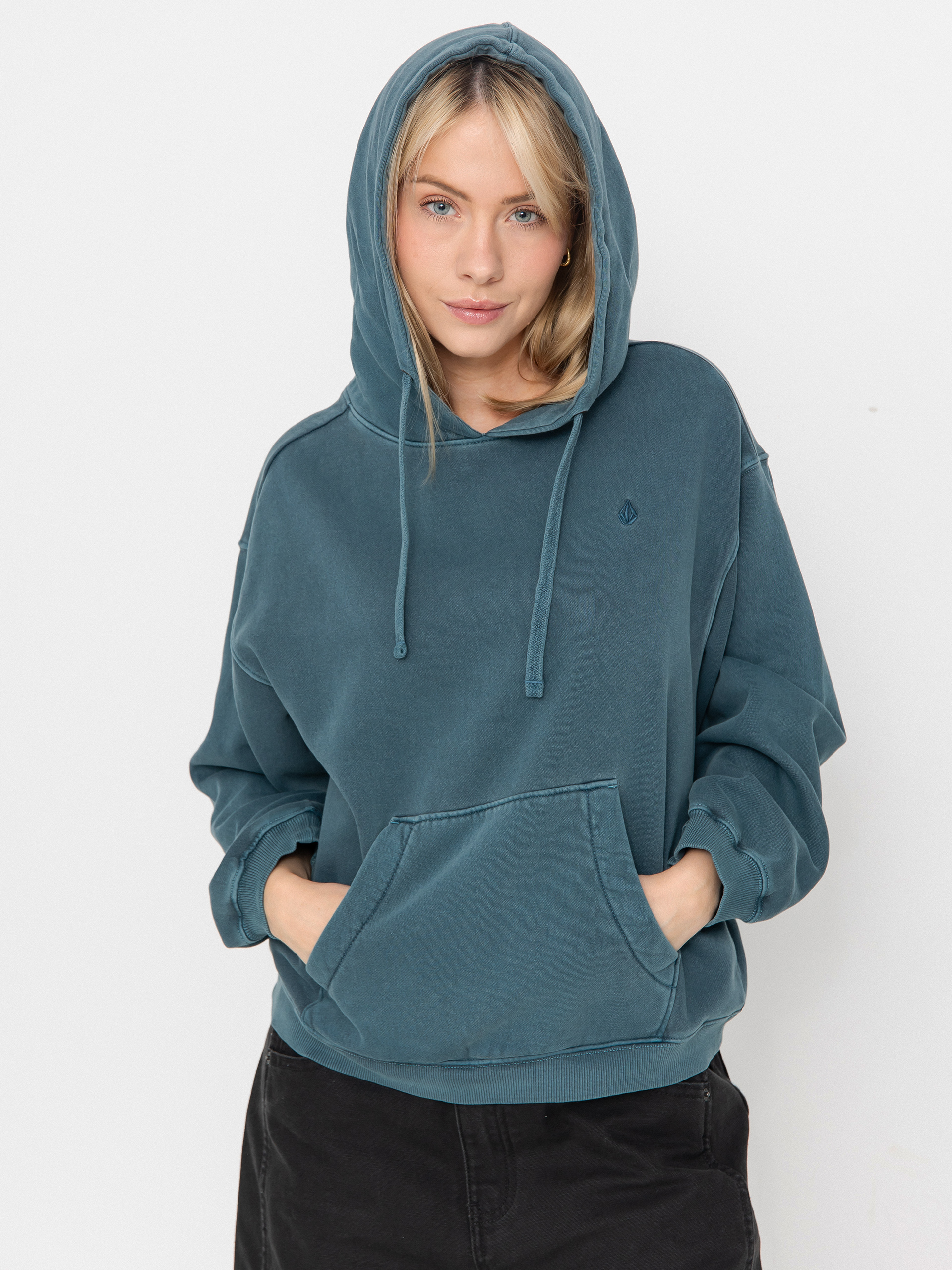Volcom Stone Soft HD Wmn Kapucnis pulóver (emerald green)