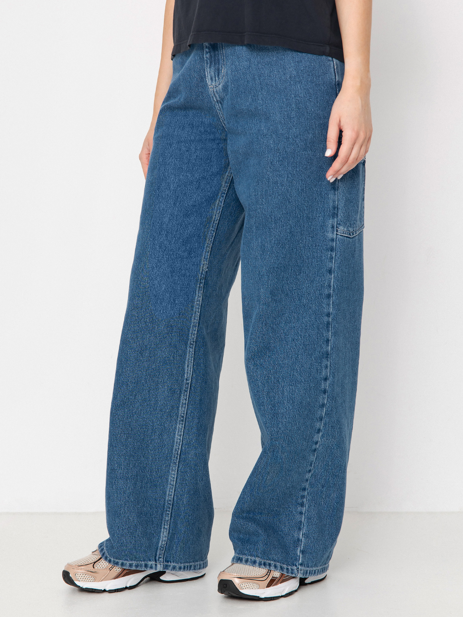 Kisnadrág Carhartt WIP Jens Wmn (blue)