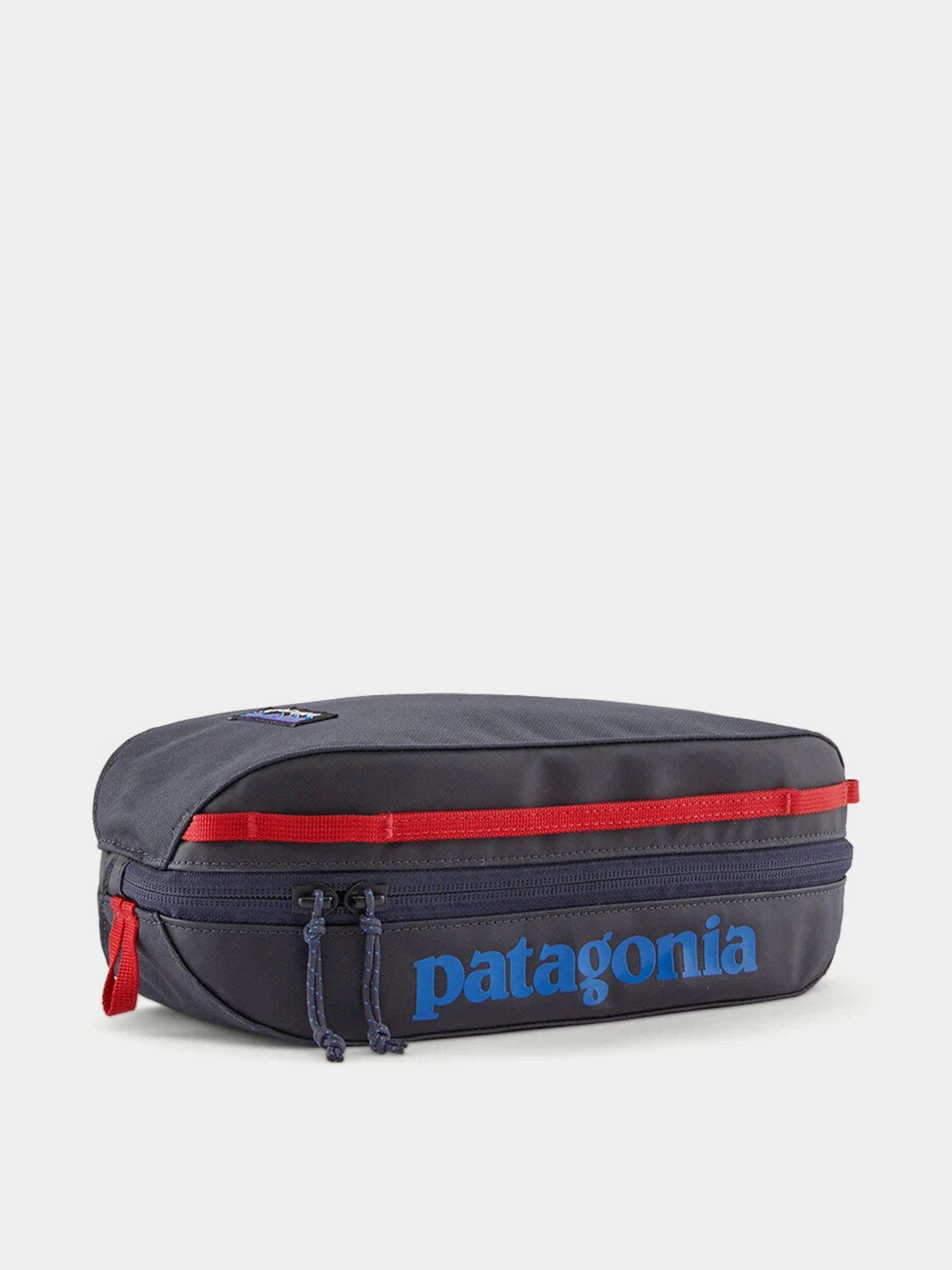 Kozmetikai táska Patagonia Black Hole Cube 3L (smolder blue w/amanita red)