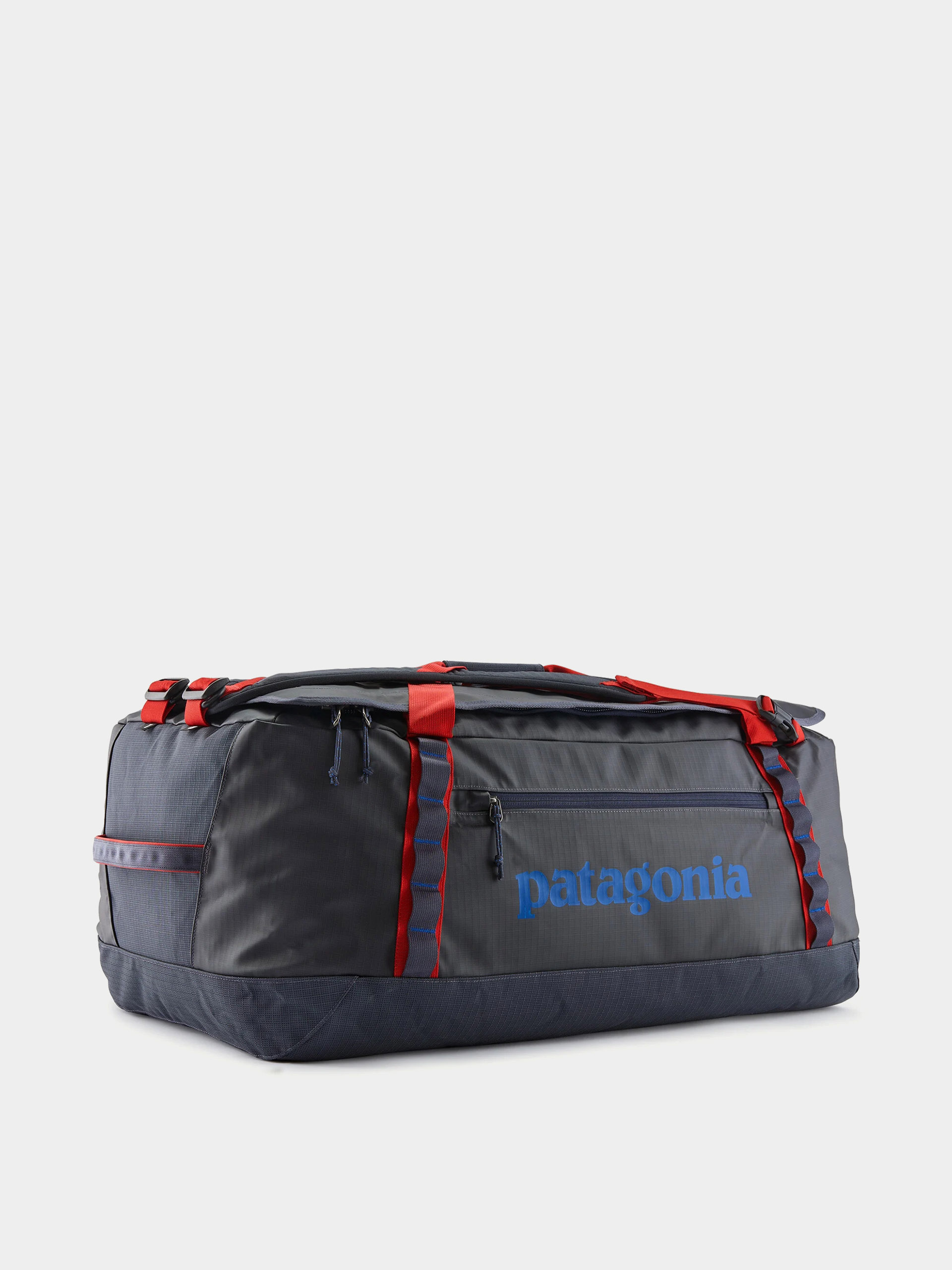 Tu00e1ska Patagonia Black Hole Duffel 70L (smolder blue w/amanita red)