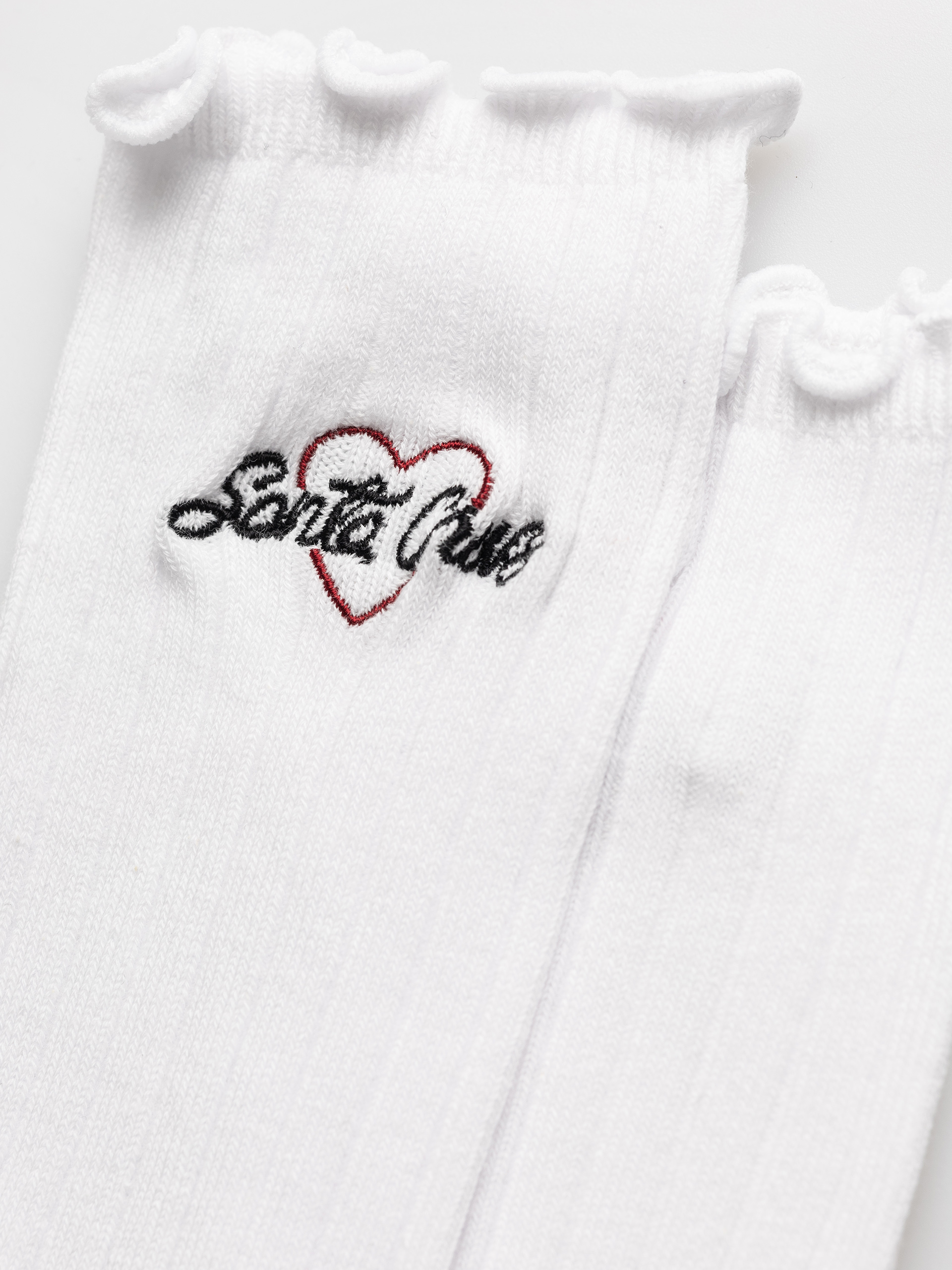 Zokni Santa Cruz Love Script Socks 2pk Wmn (black & white)