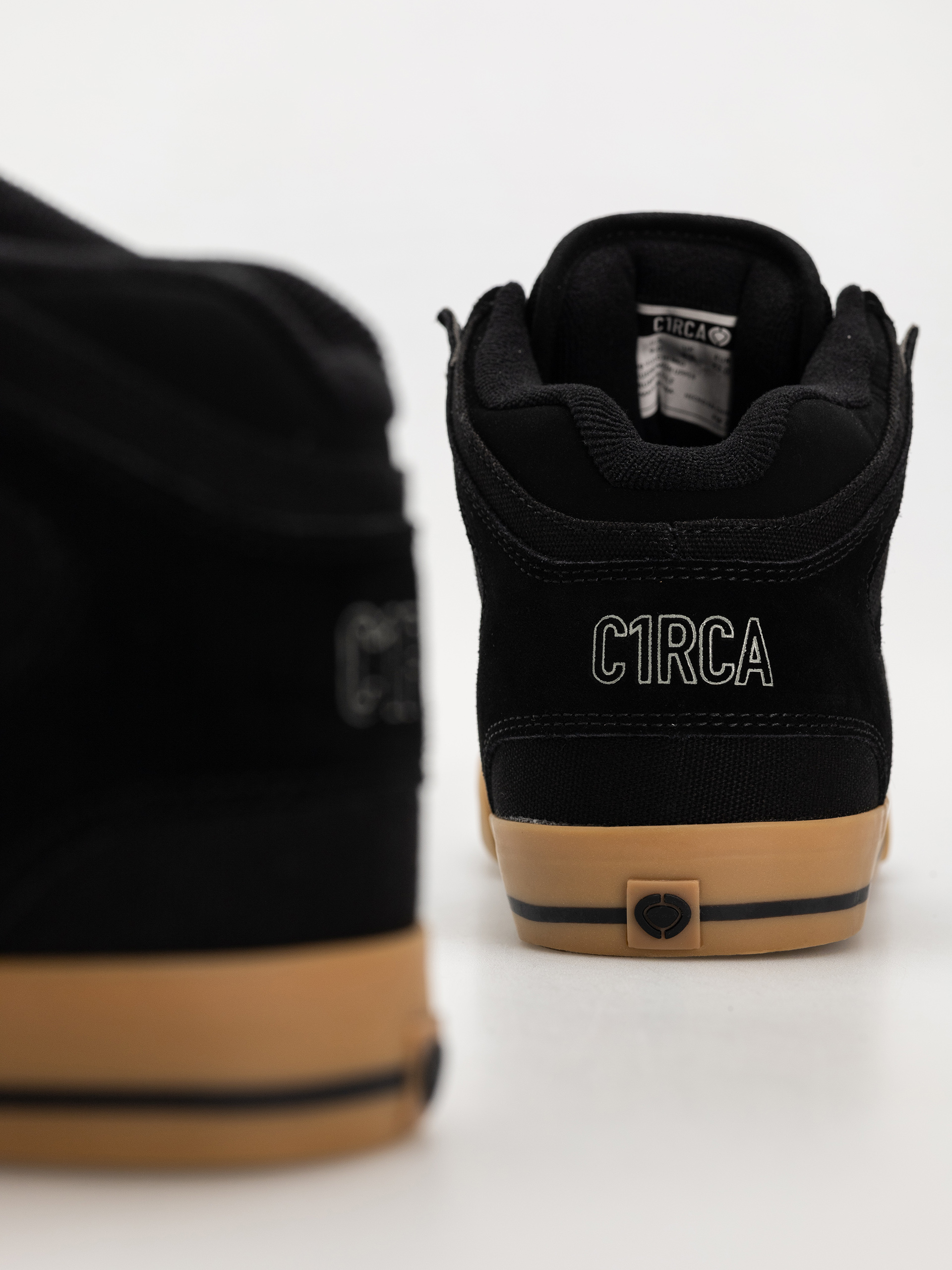 Circa 99 Vulc Hi Cipők (black/gum/suede/mesh)