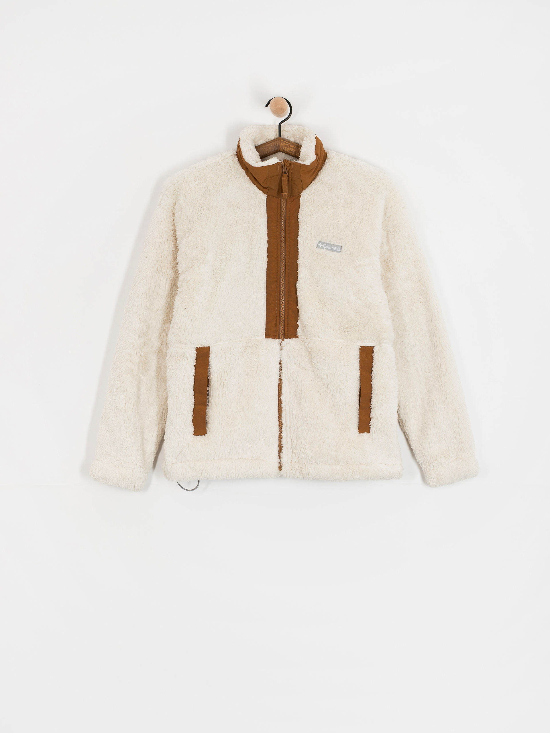 Női Columbia Boundless Discovery Sherpa Full Zip II Polár pulóver (chalk/camel brown)