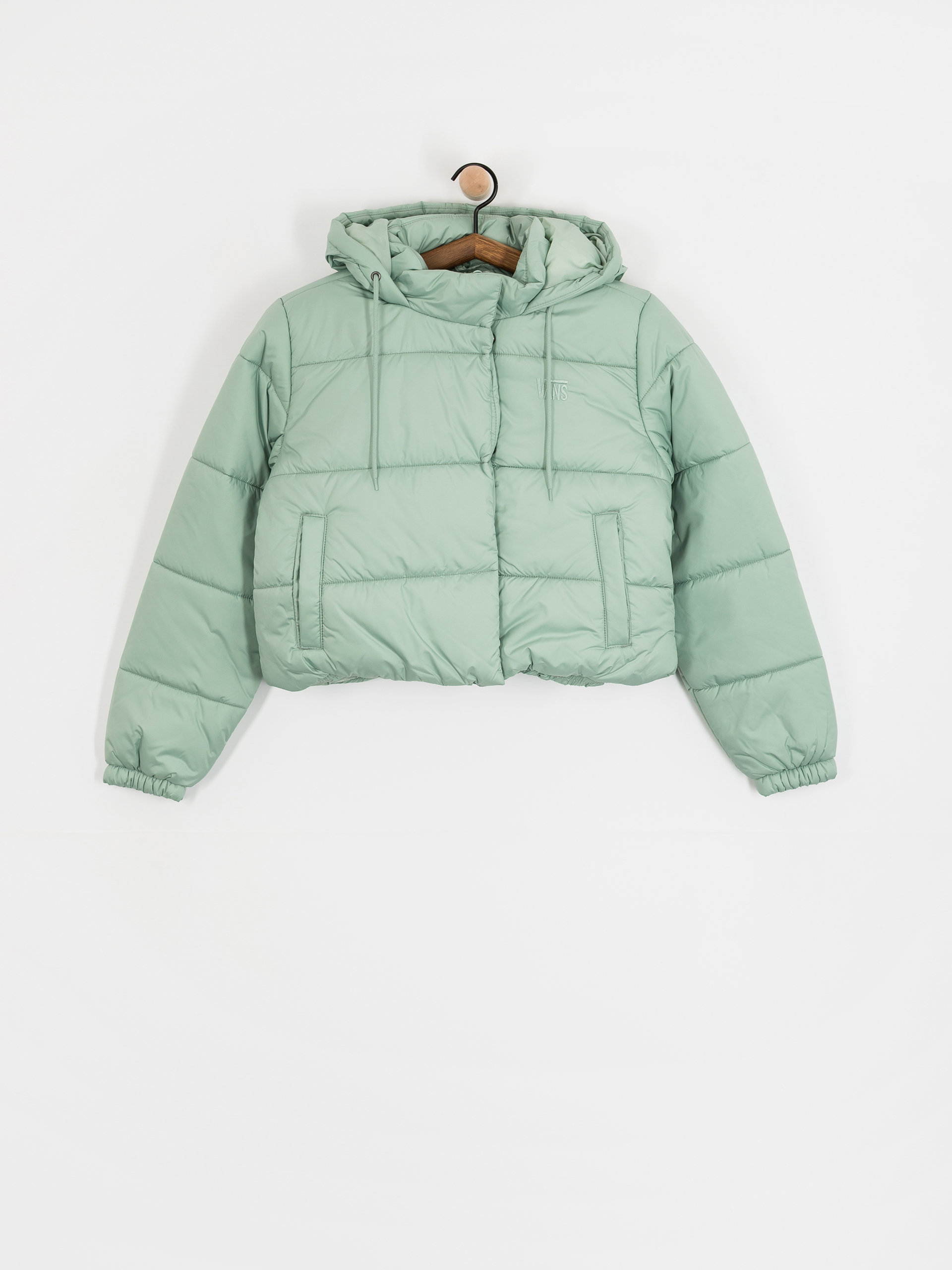 Vans Hillgate Cropped Puffer Wmn Dzseki (gray olive)