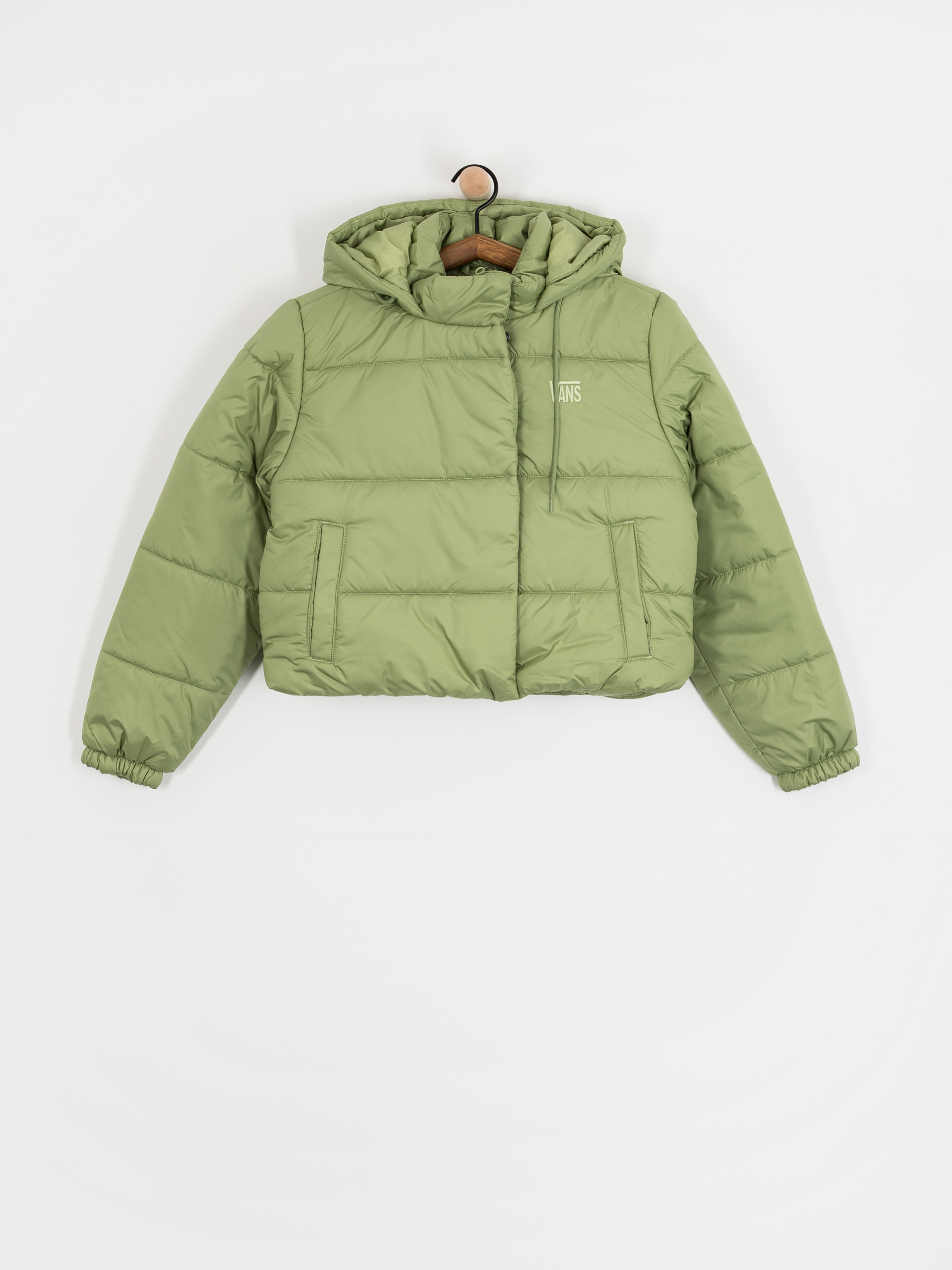 Vans Hillgate Cropped Puffer Dzseki Wmn (neutral olive)