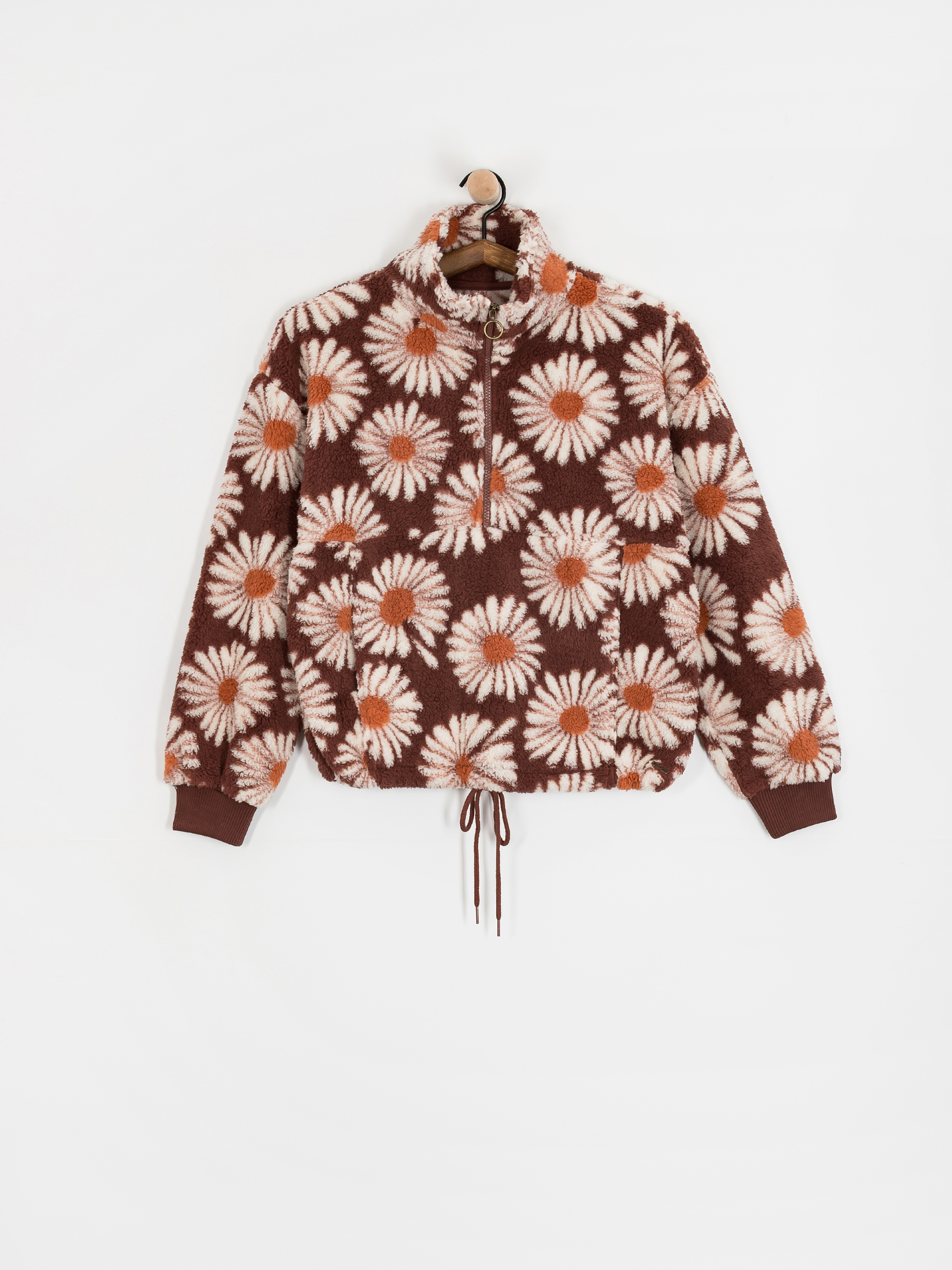 Női Polár pulóver Billabong Time Off (espresso)