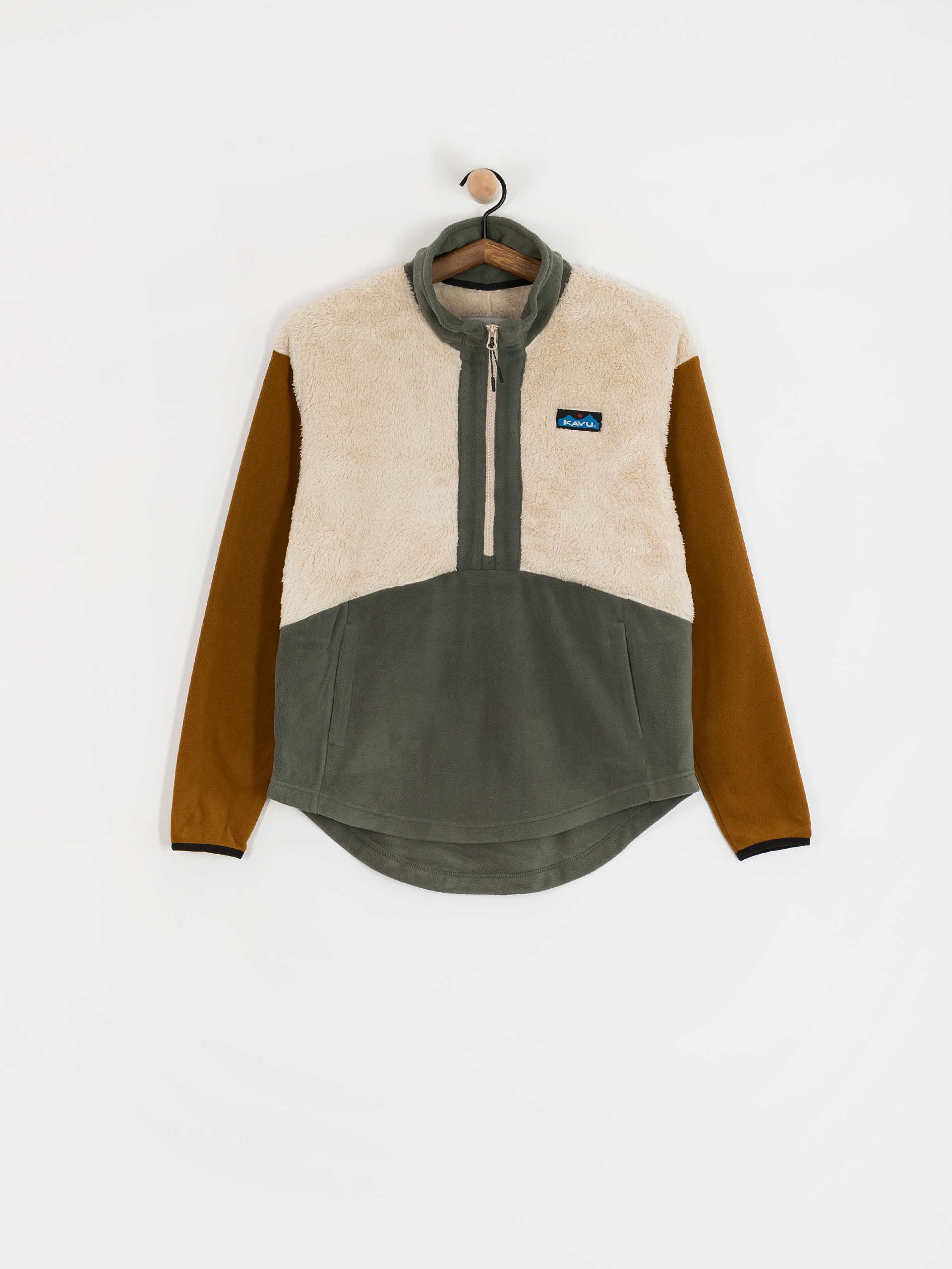 Női Polár pulóver Kavu Timber Lane (pine tree block)