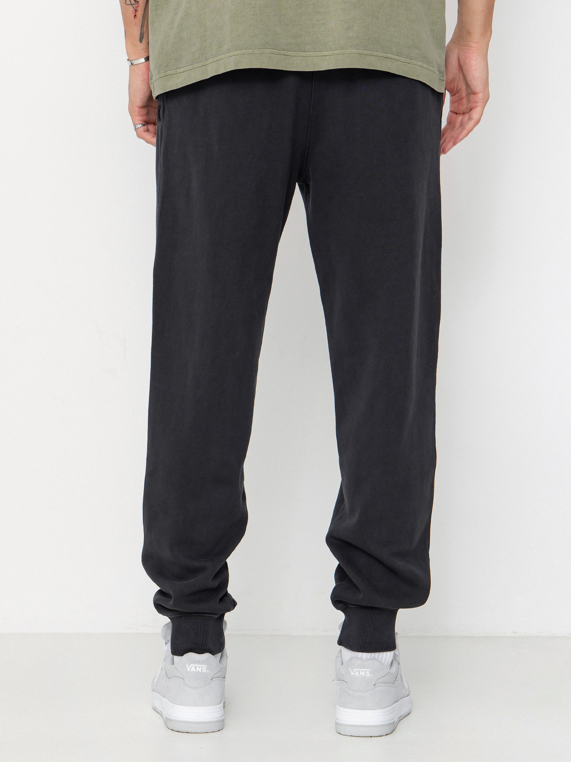 Fox Wordmark Fleece Jogger Kisnadrág (black)