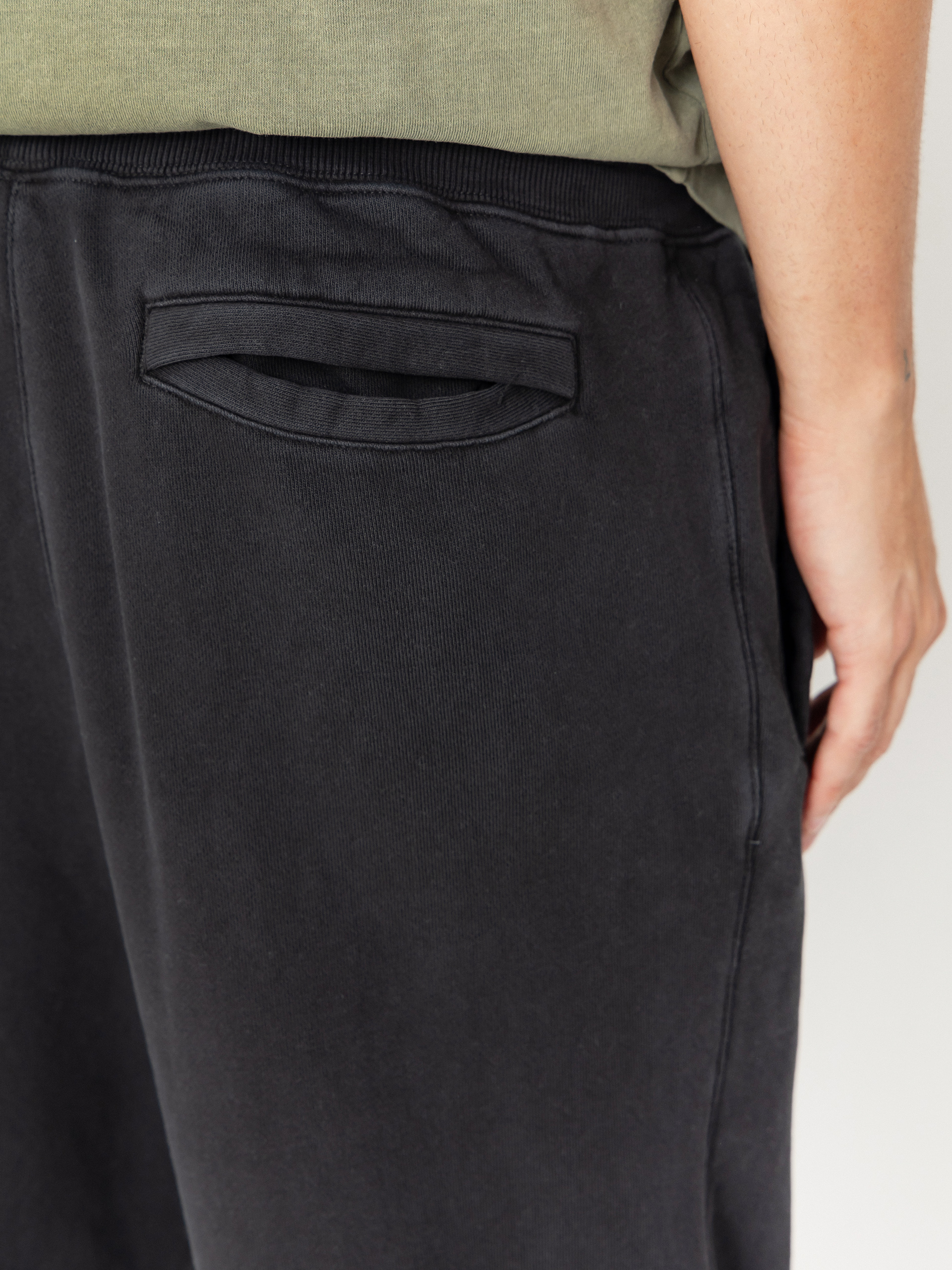 Fox Wordmark Fleece Jogger Kisnadrág (black)