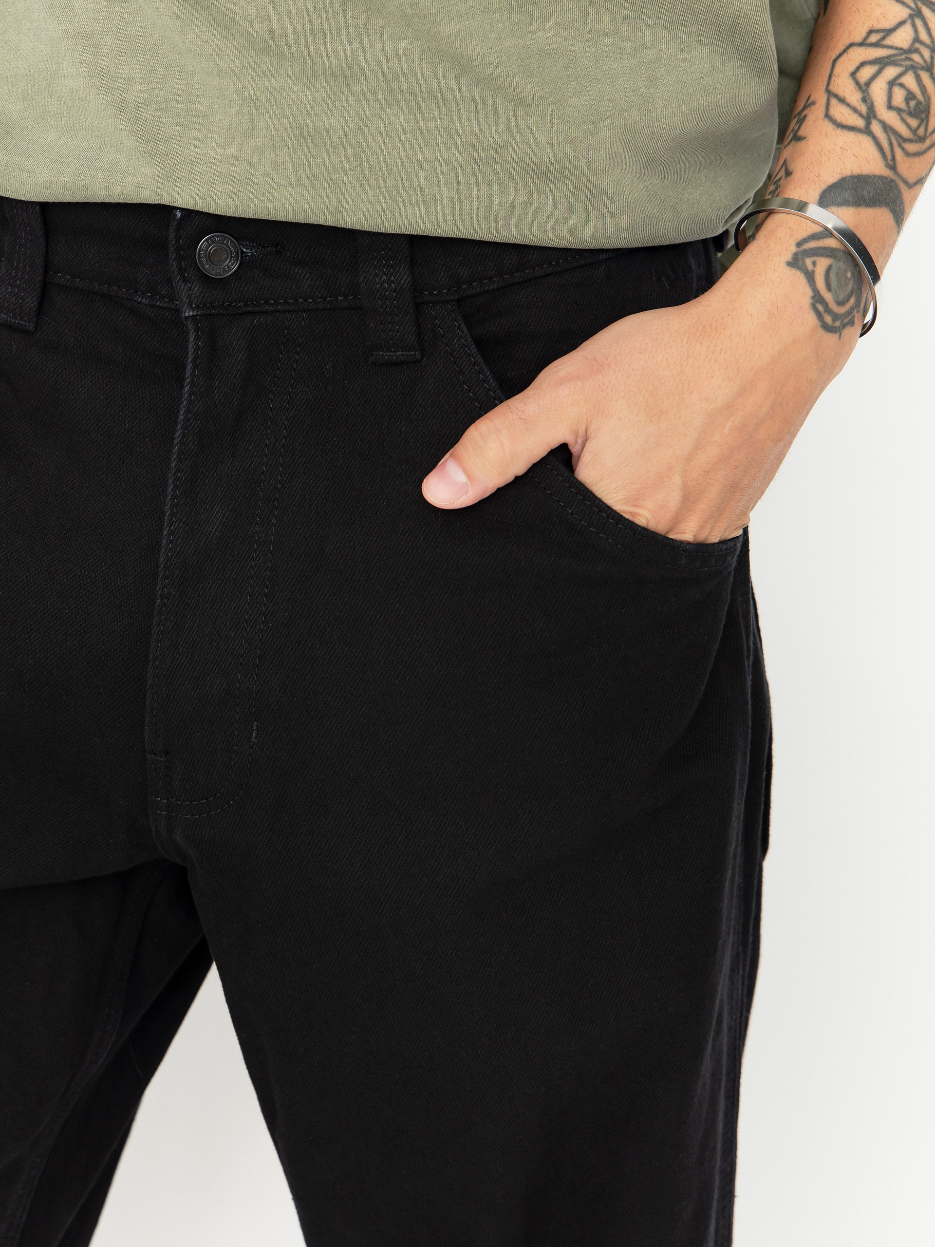 Vans Skate Check 5 Loose Denim Kisnadrág (black denim)