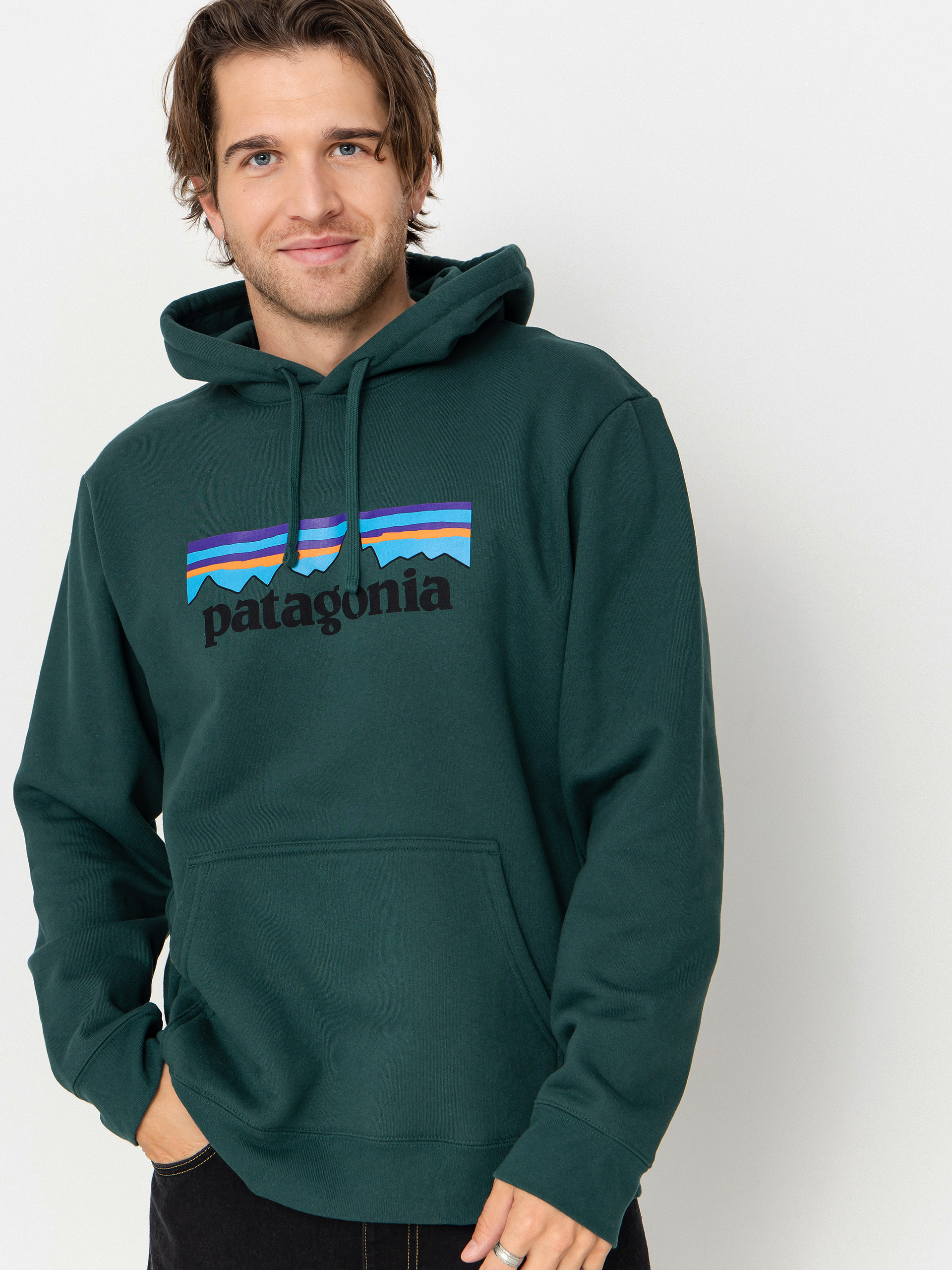 Patagonia P 6 Logo Uprisal HD Kapucnis pulóver (cascade green)