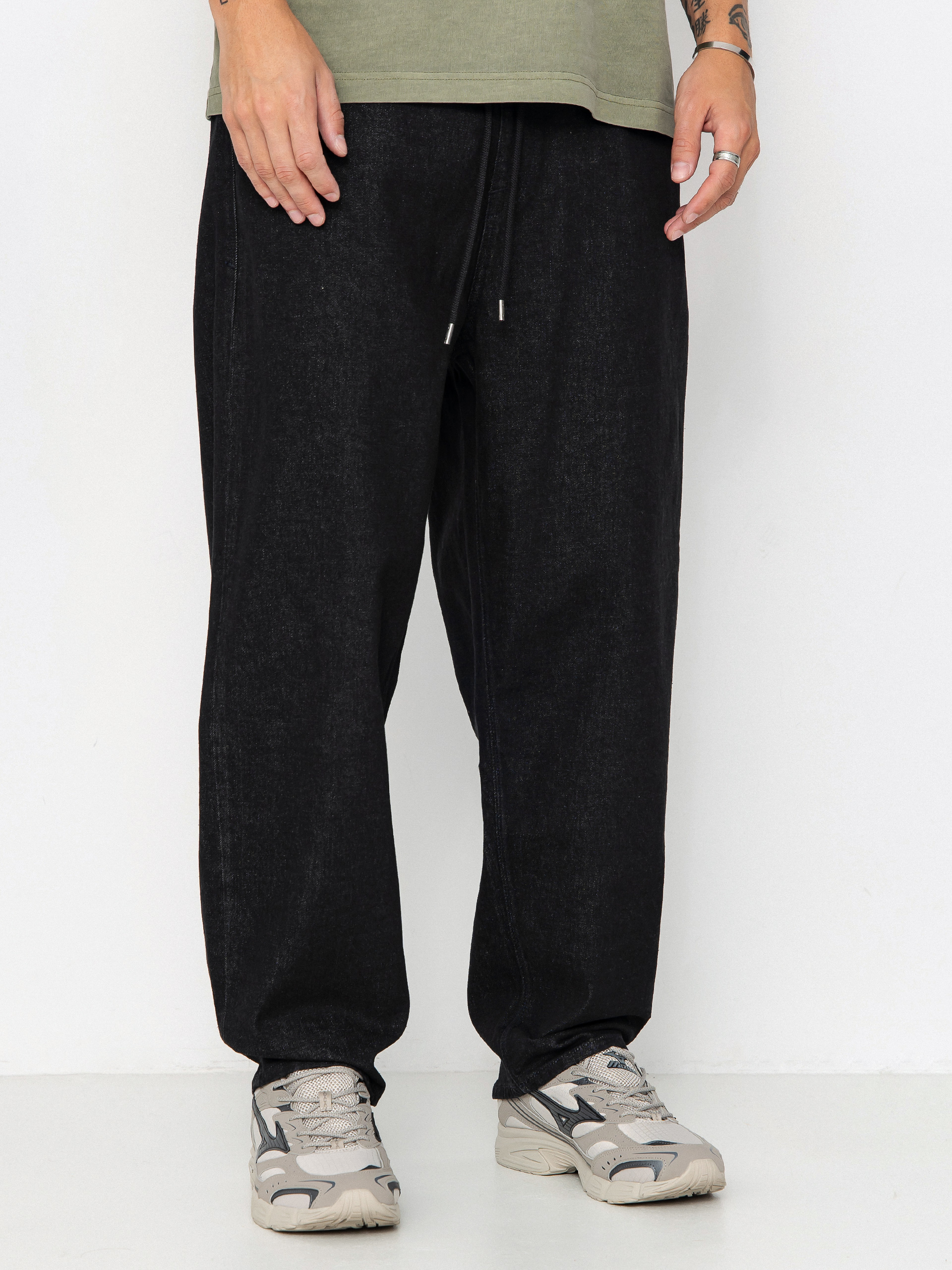 Volcom Freazy Loose Ew Denim Kisnadrág (black wash)