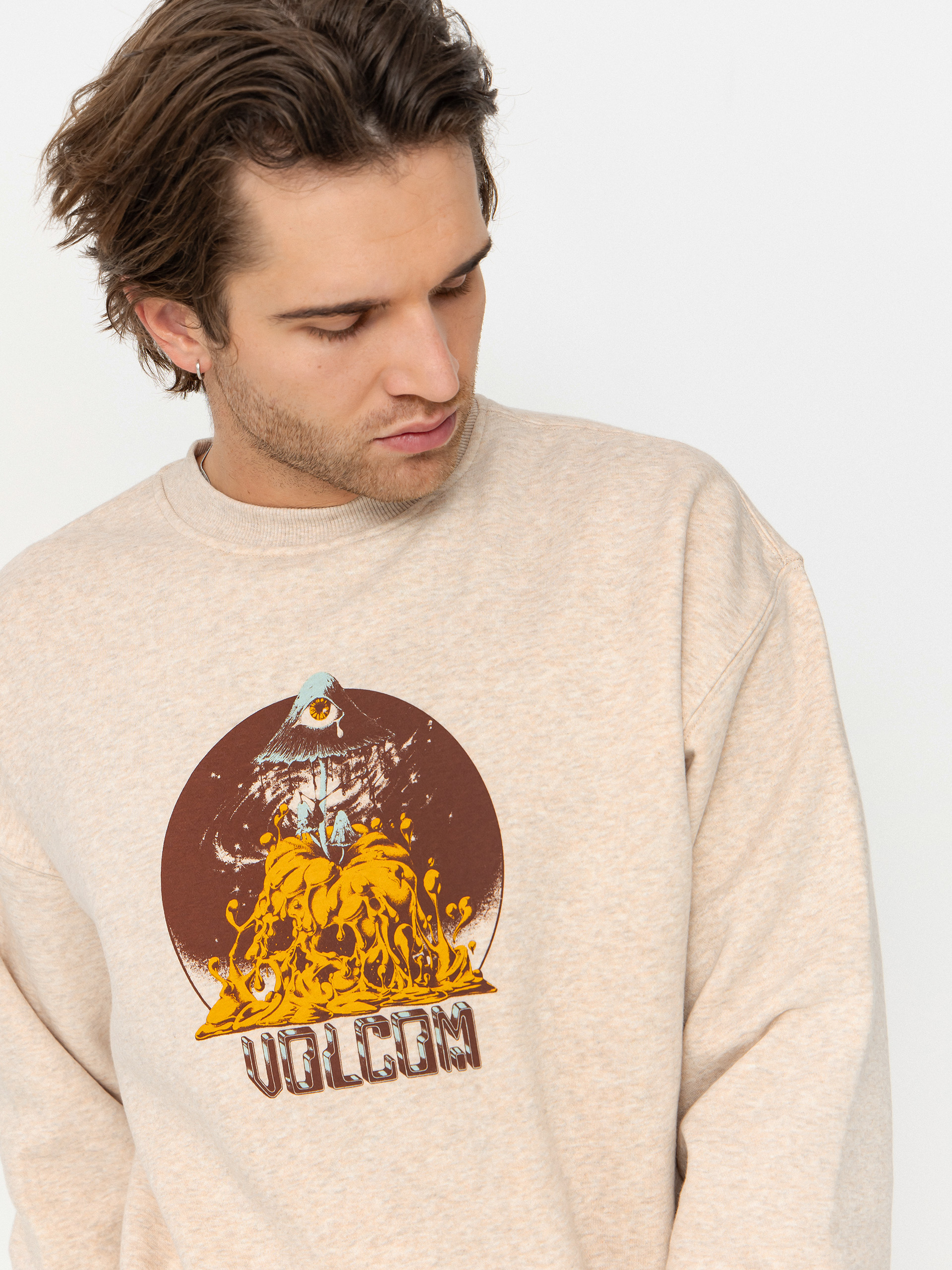 Volcom Fa Callum Rooney Crew Pulóver (dust heather)