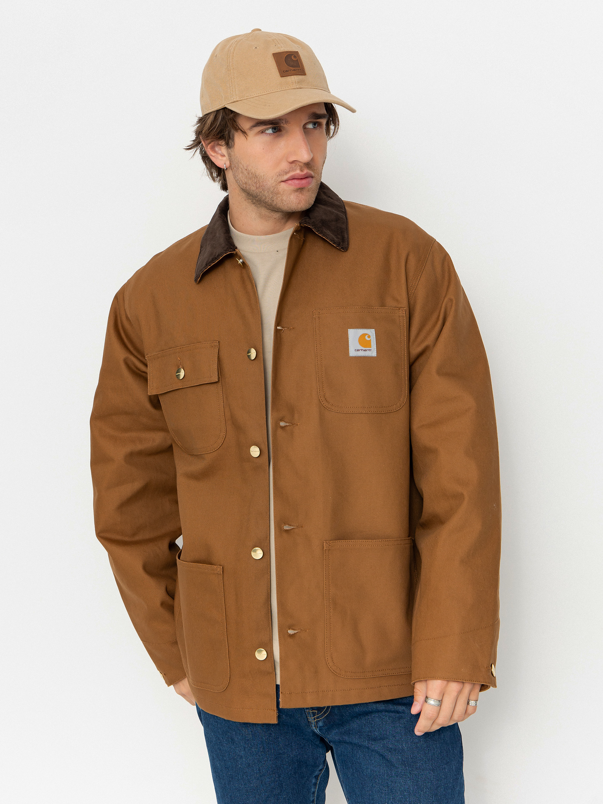 Carhartt WIP Michigan Coat Dzseki (hamilton brown/tobacco/rigid)
