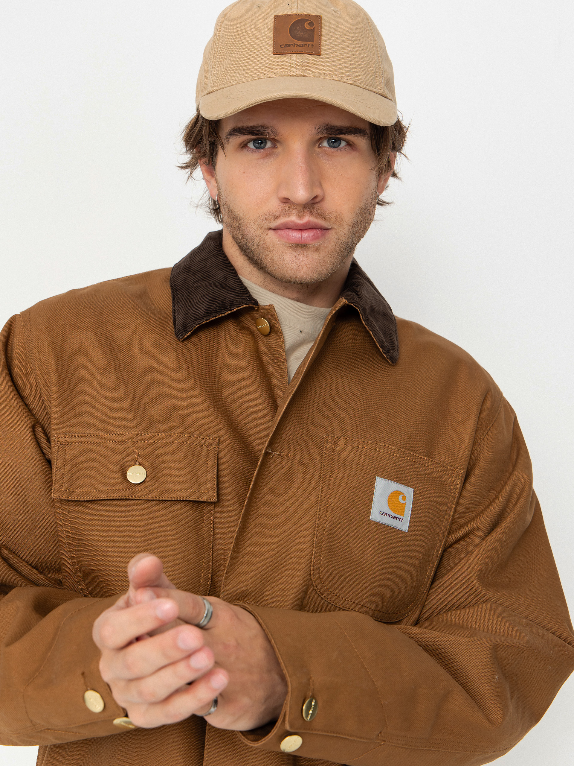 Carhartt WIP Michigan Coat Dzseki (hamilton brown/tobacco/rigid)