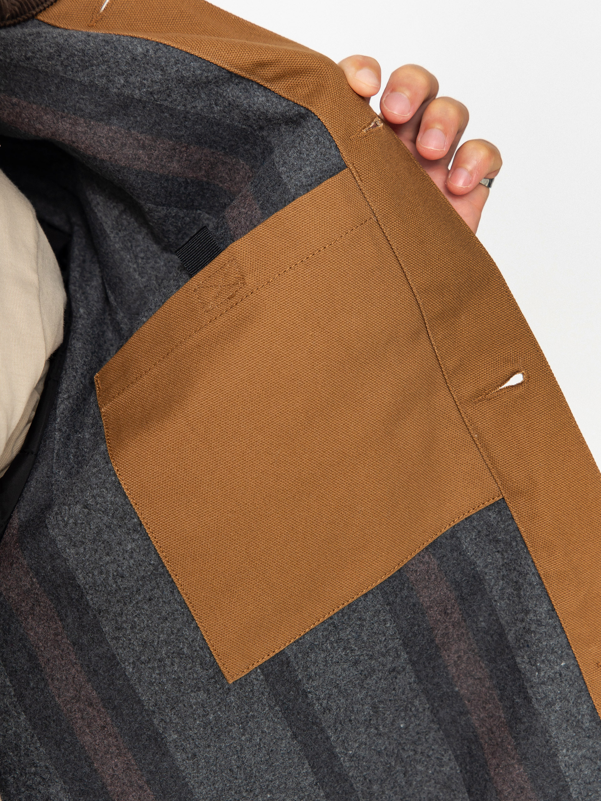 Carhartt WIP Michigan Coat Dzseki (hamilton brown/tobacco/rigid)