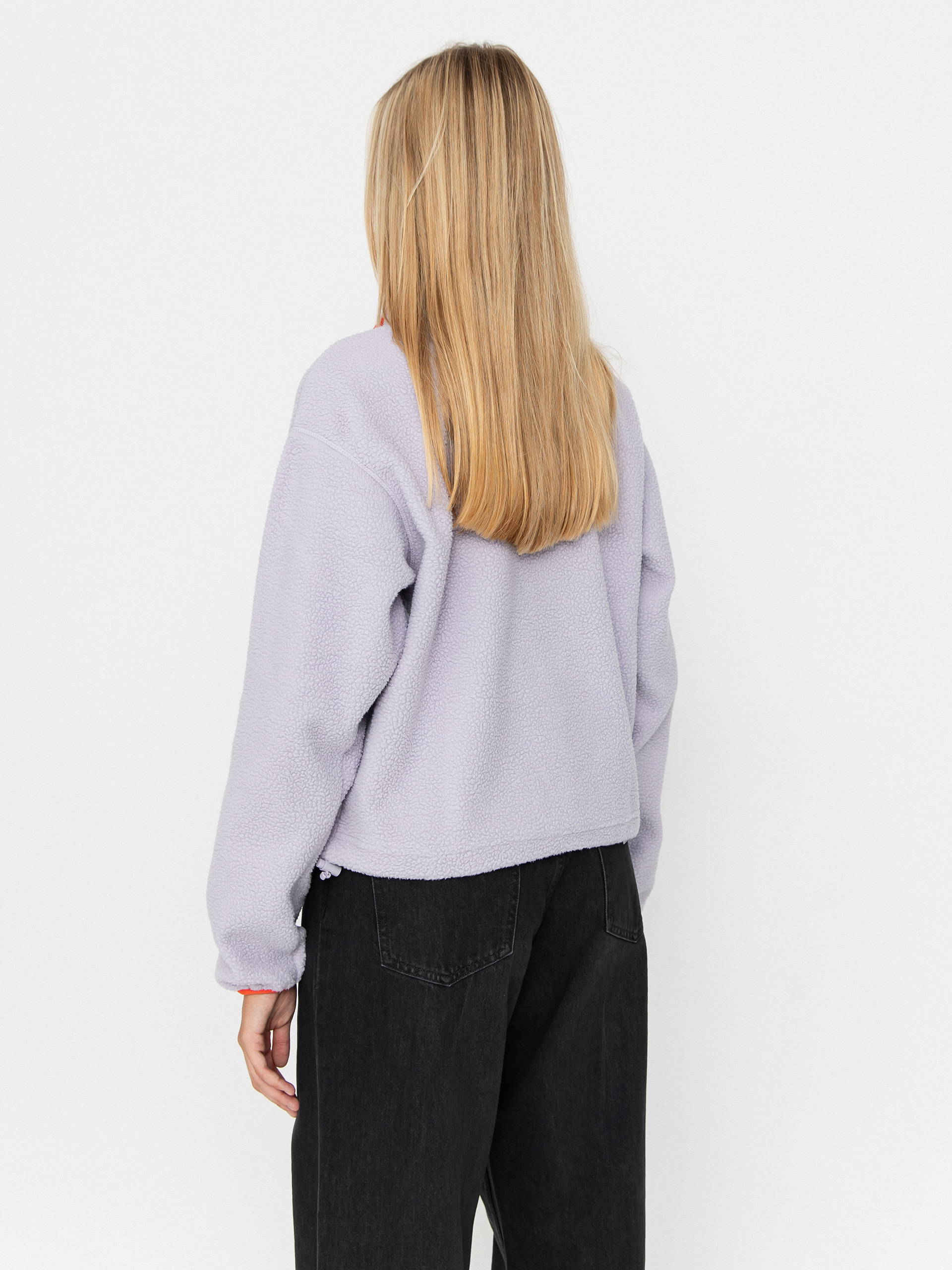 Női Columbia Helvetia II Cropped Half Snap Polár pulóver (lavender pearl/shale purple/zing)