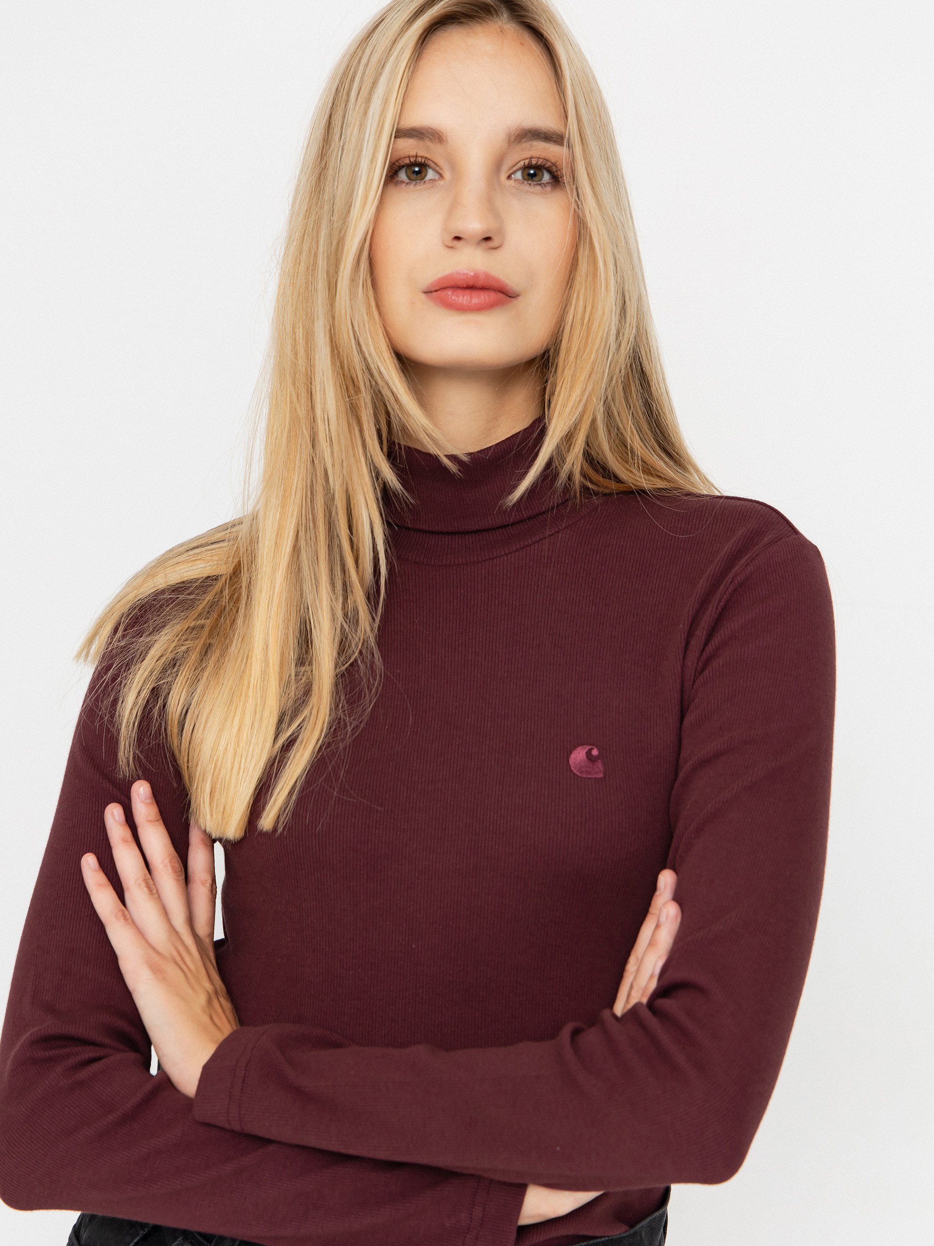 Carhartt WIP Philipa Mockneck Wmn Hosszú ujjú felső (rondo)