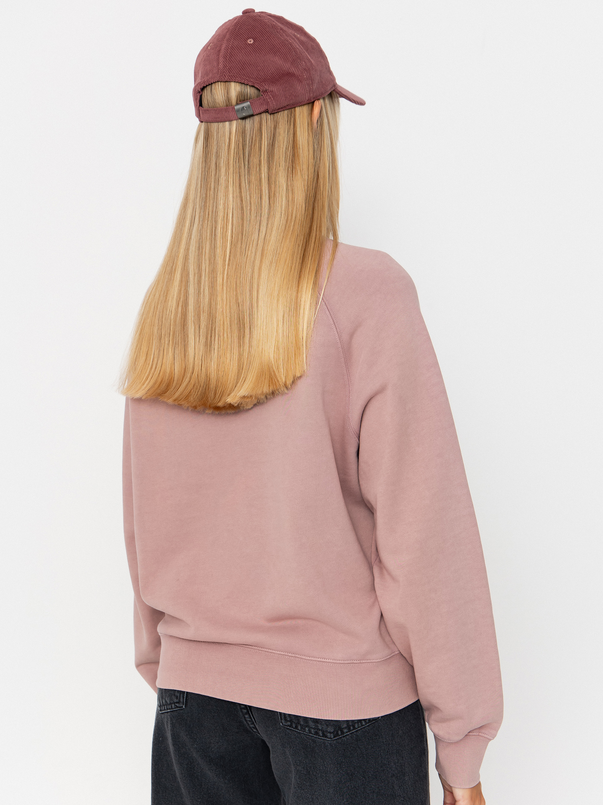 Carhartt WIP Hudson Wmn Pulóver (daphne/chalk wash)