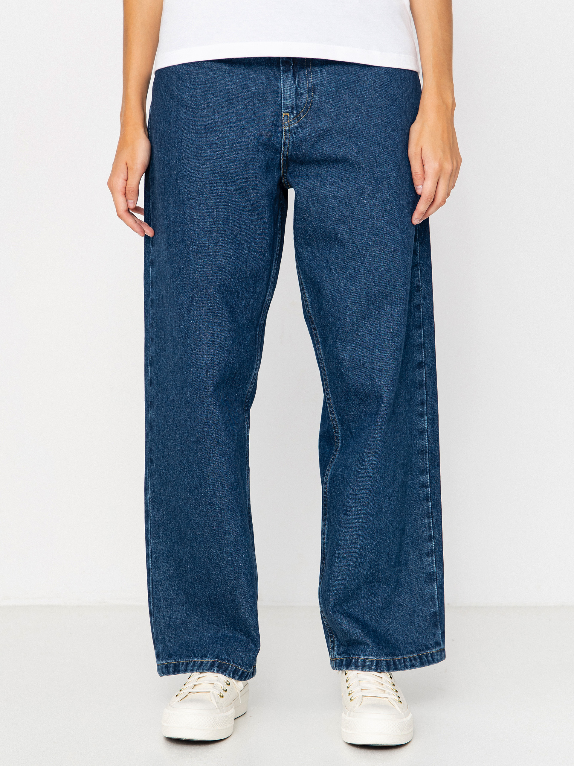 Carhartt WIP Brandon Kisnadrág Wmn (blue/stone washed)