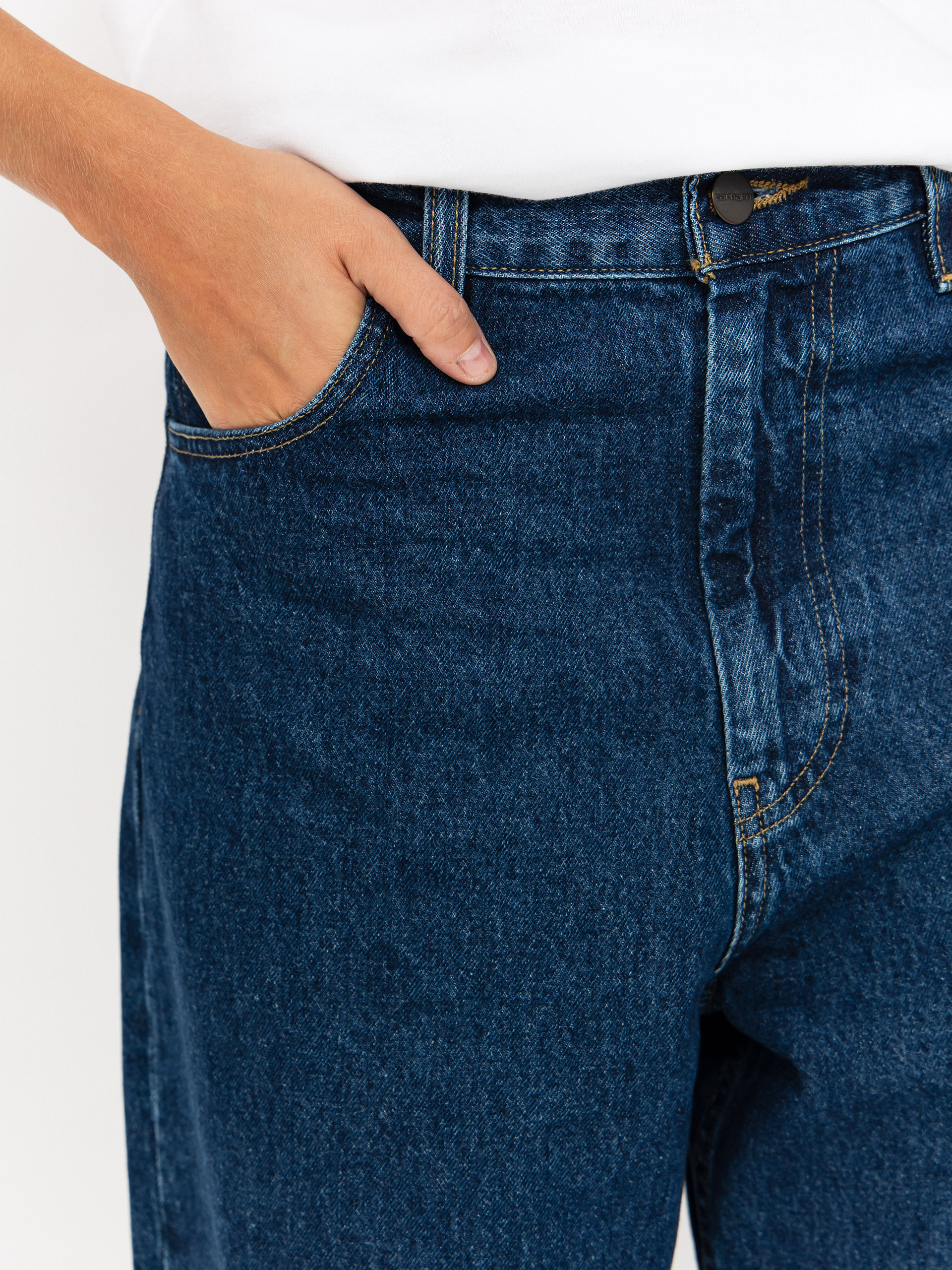 Carhartt WIP Brandon Kisnadrág Wmn (blue/stone washed)