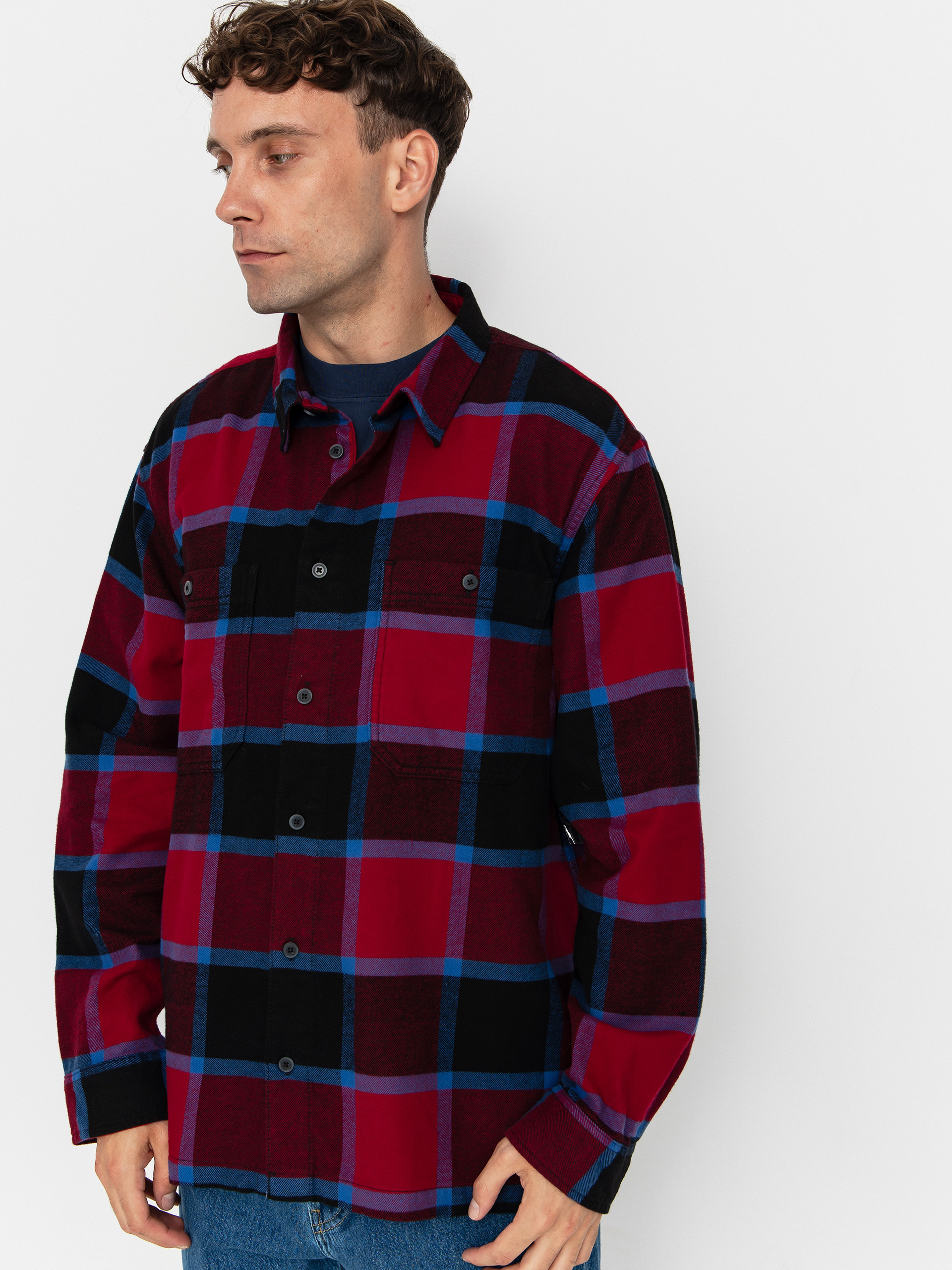 Vans Larkspur Plaid Flannel Ing (bordeaux/black)