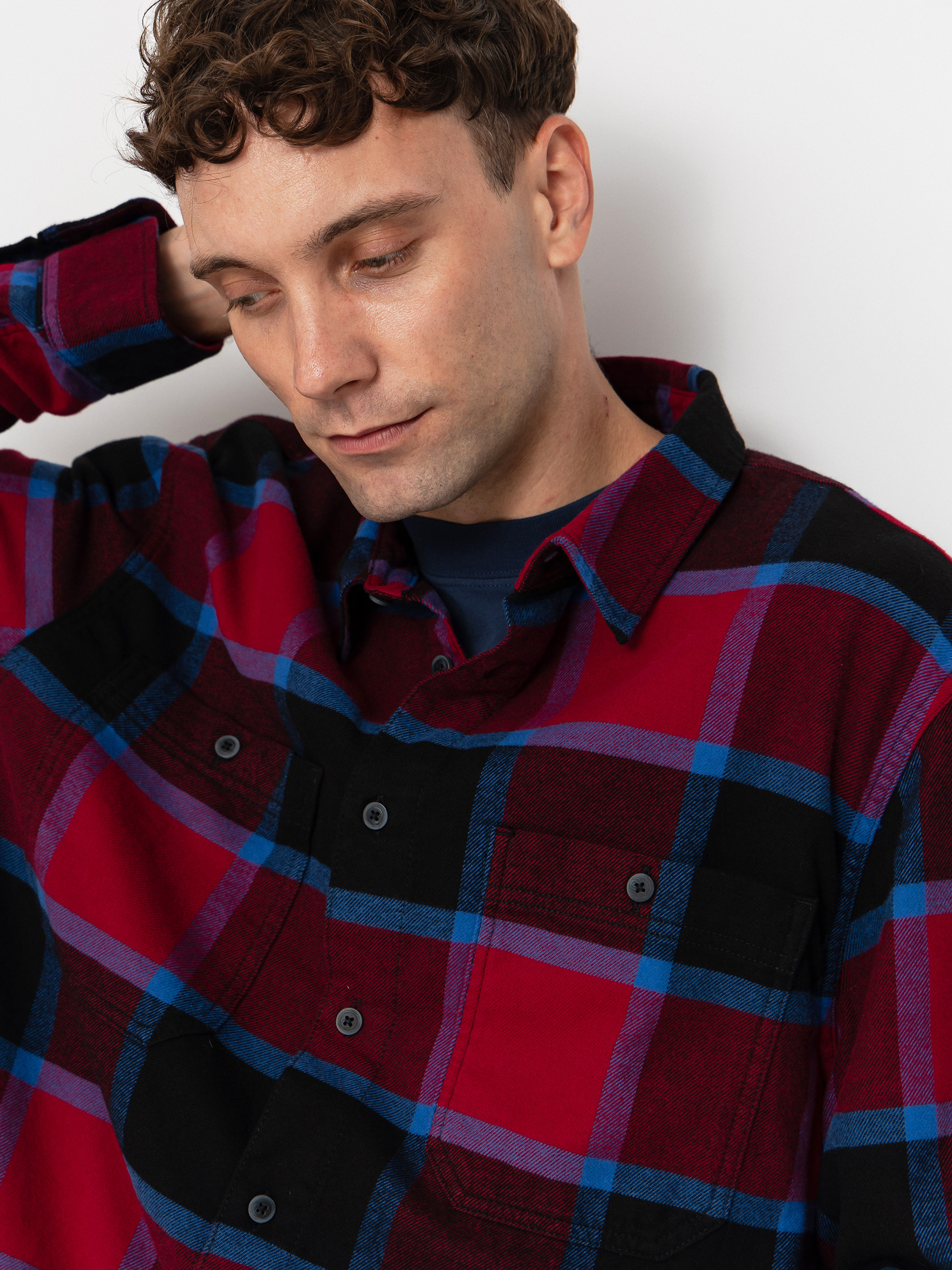 Vans Larkspur Plaid Flannel Ing (bordeaux/black)