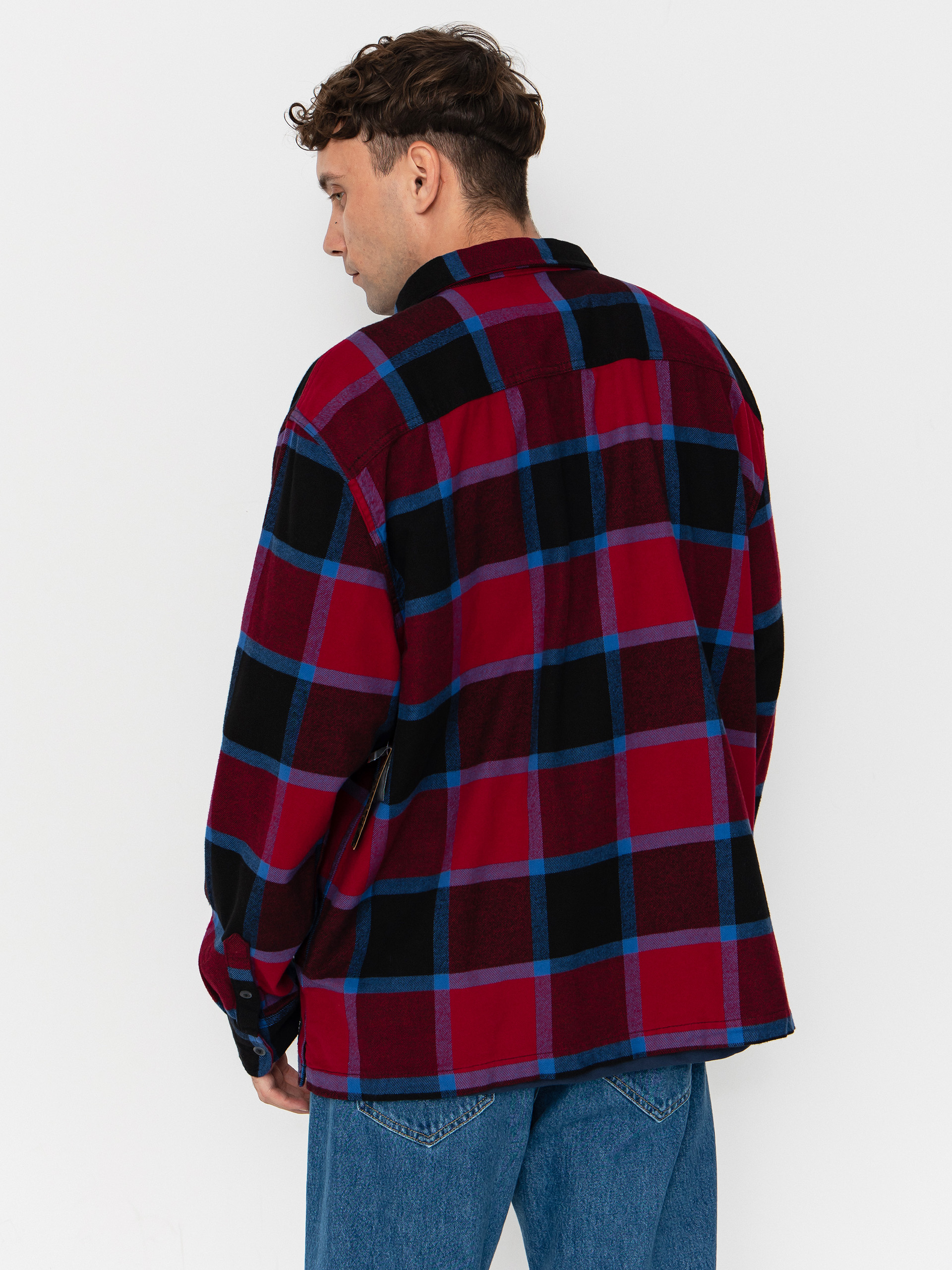Vans Larkspur Plaid Flannel Ing (bordeaux/black)