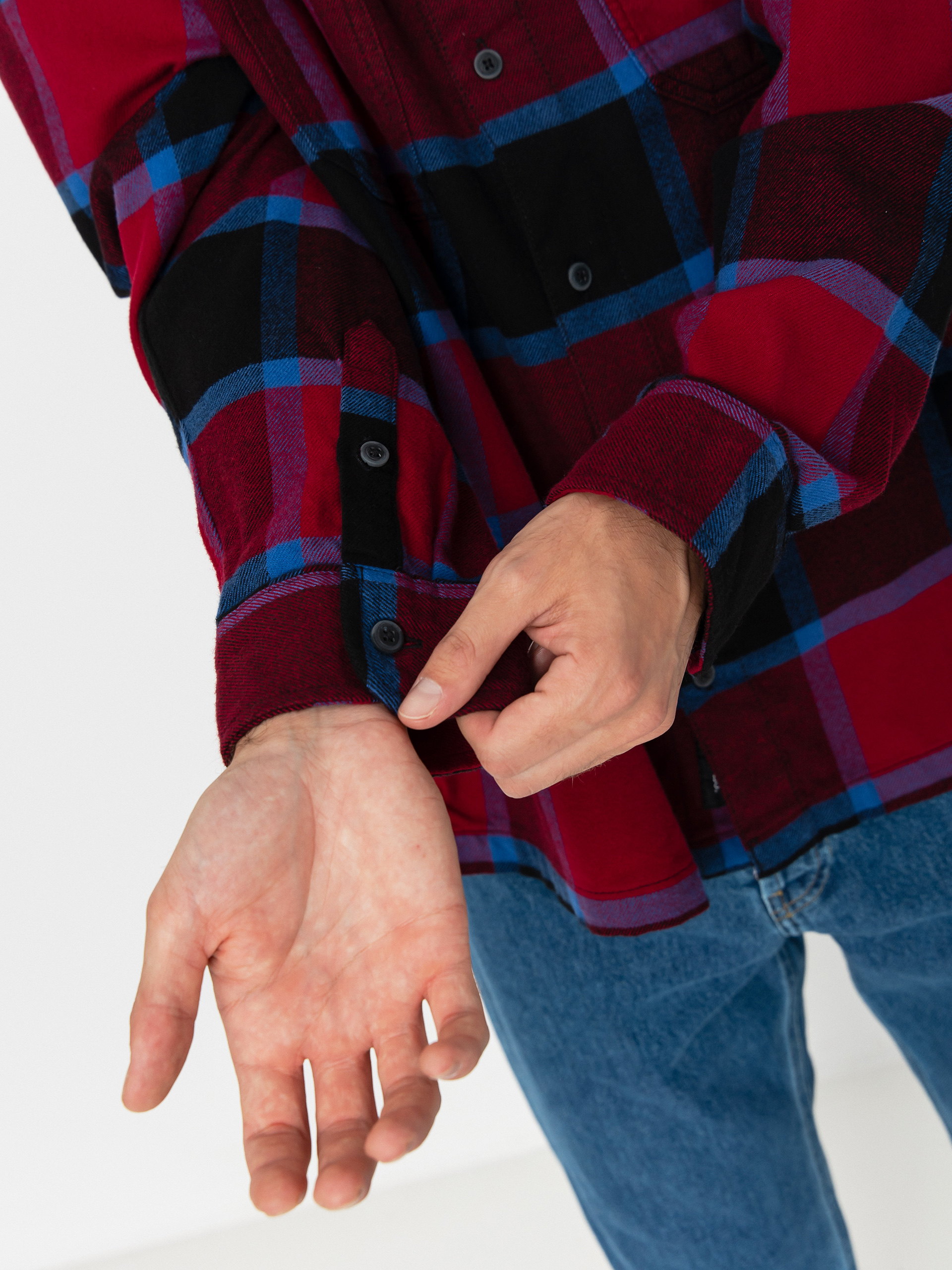 Vans Larkspur Plaid Flannel Ing (bordeaux/black)