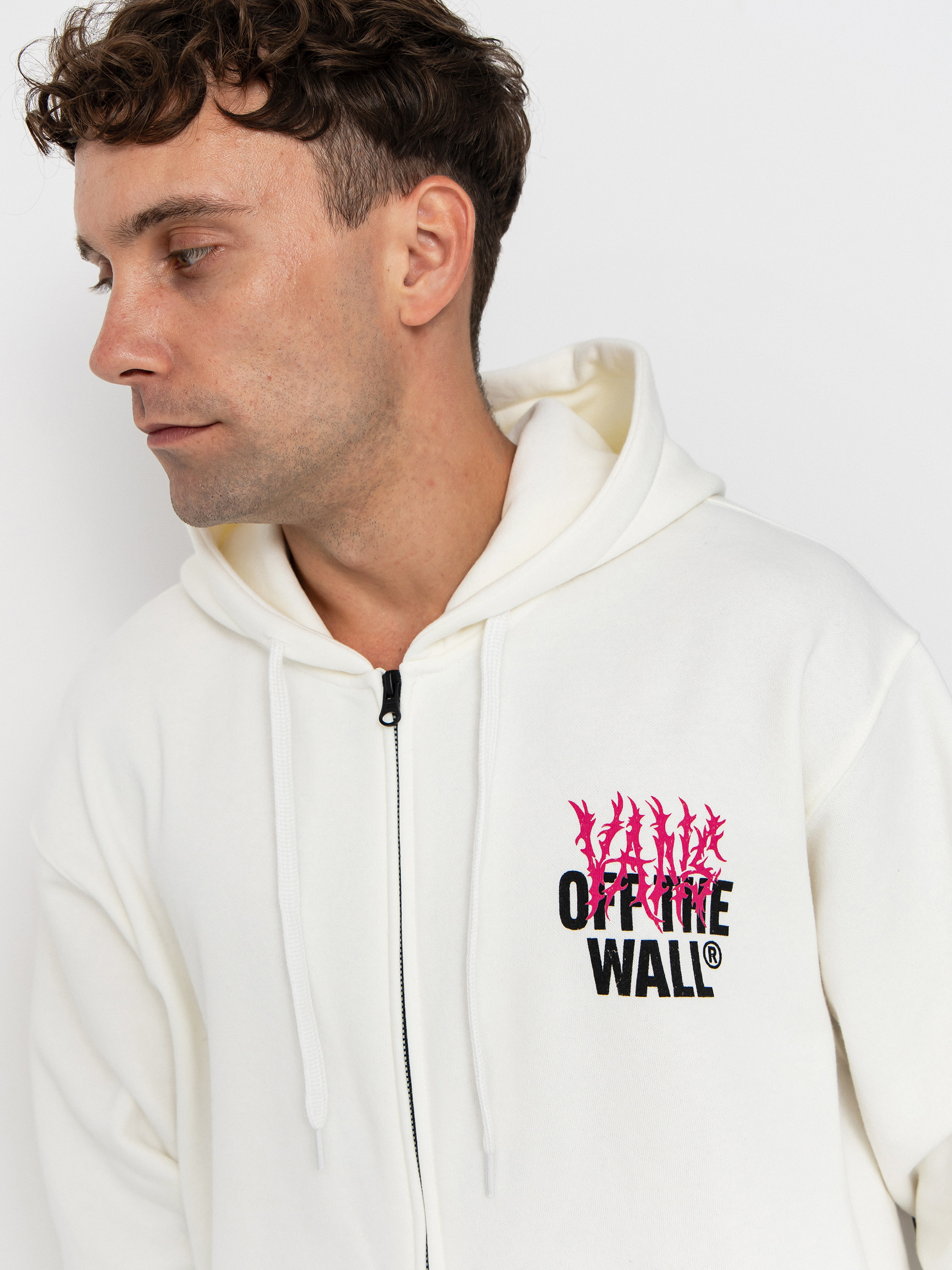 Vans Metal Wall Full Zip Pulóver (mountain essentials marshmallow)