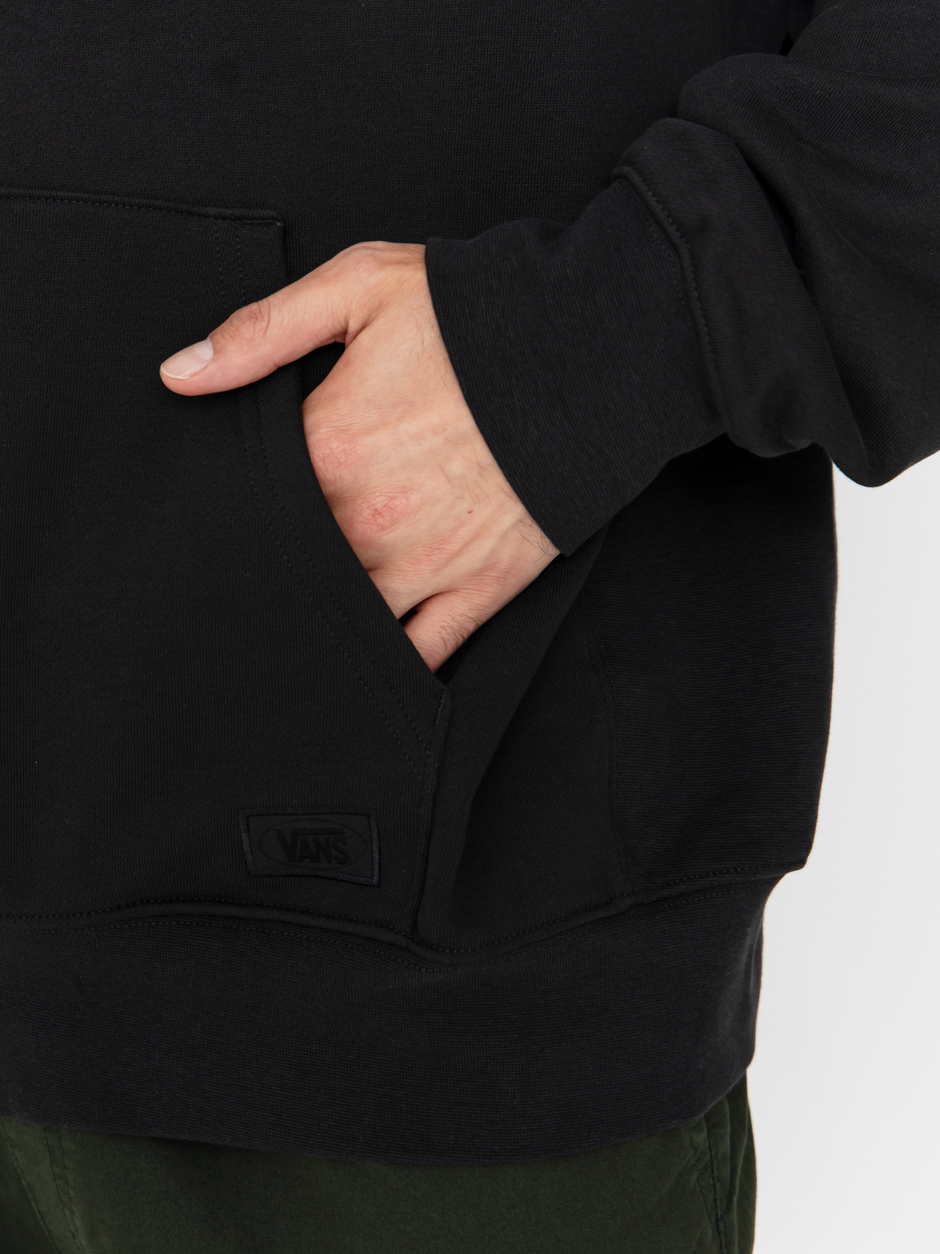 Vans Original Standards Statement HD Kapucnis pulóver (black)