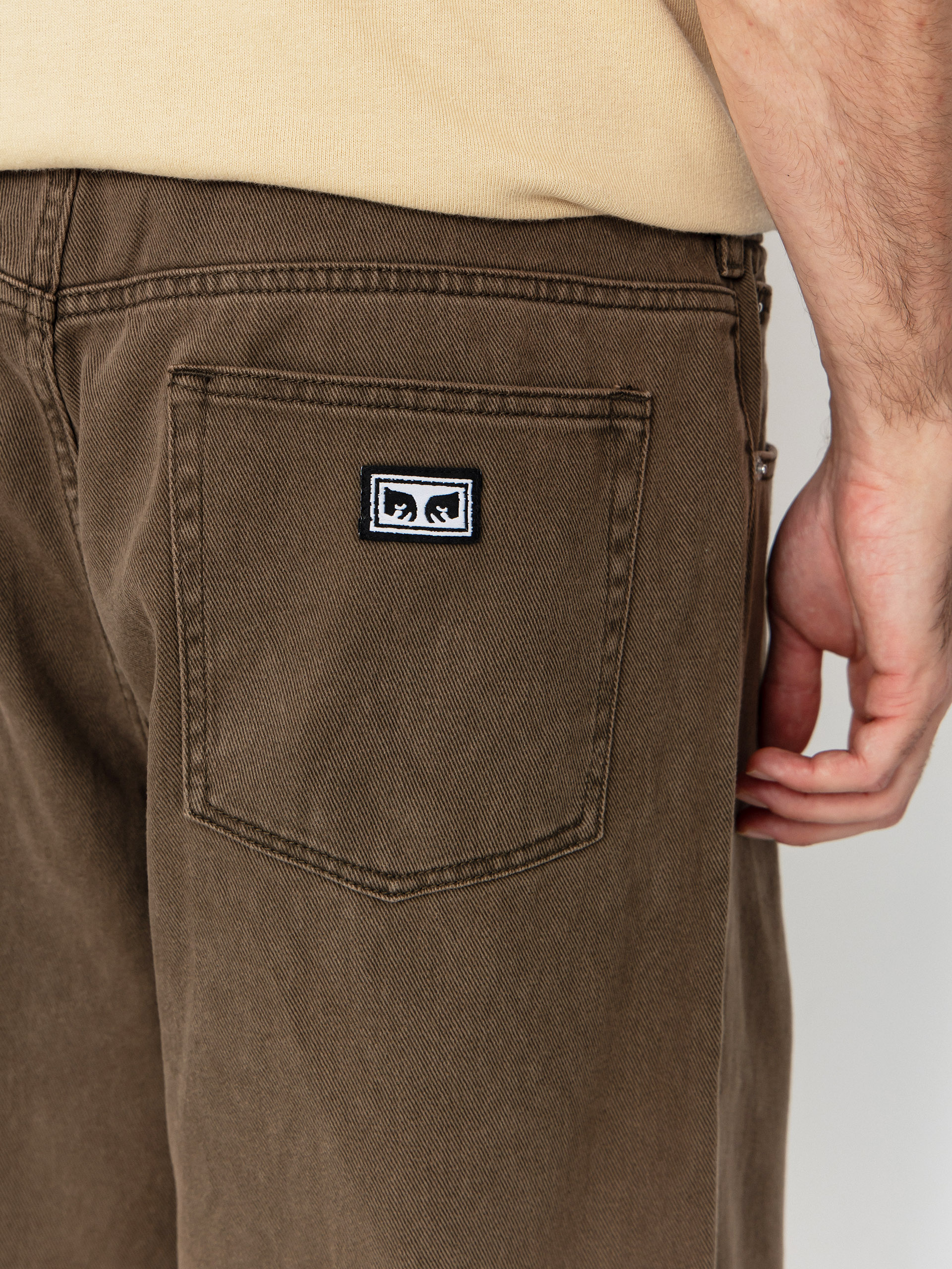 OBEY Bigwig Baggy Denim Kisnadrág (wren faded wash)