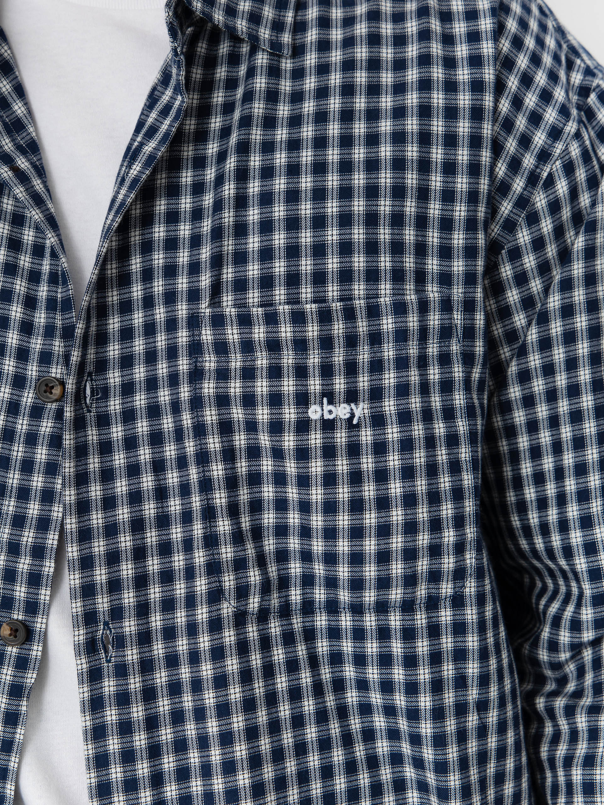 OBEY Bigwig Andy Woven Ing (academy navy multi)