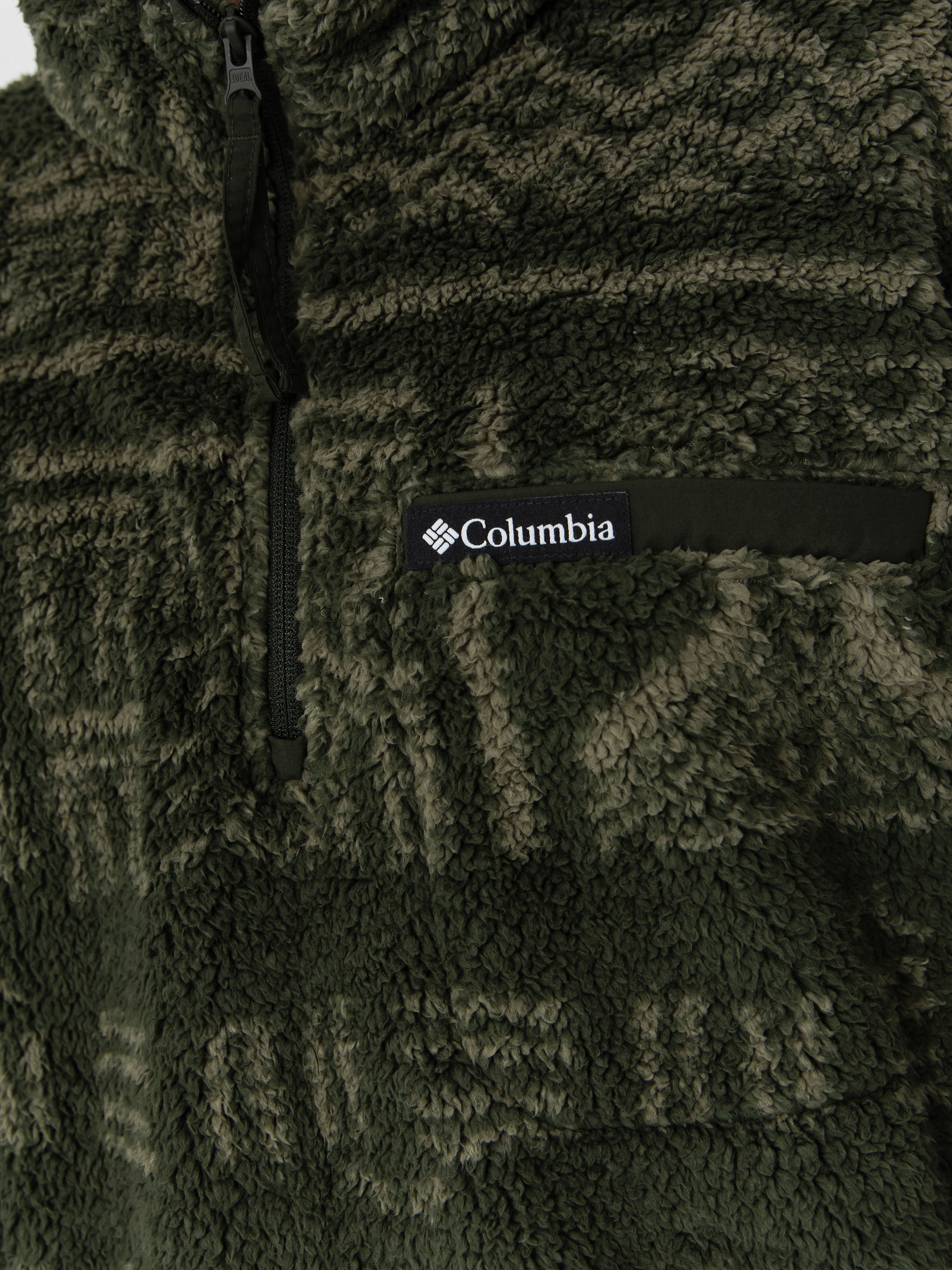 Férfi Columbia Rugged Ridge High Pile Half Zip Polár pulóver (greenscape deschutes days)