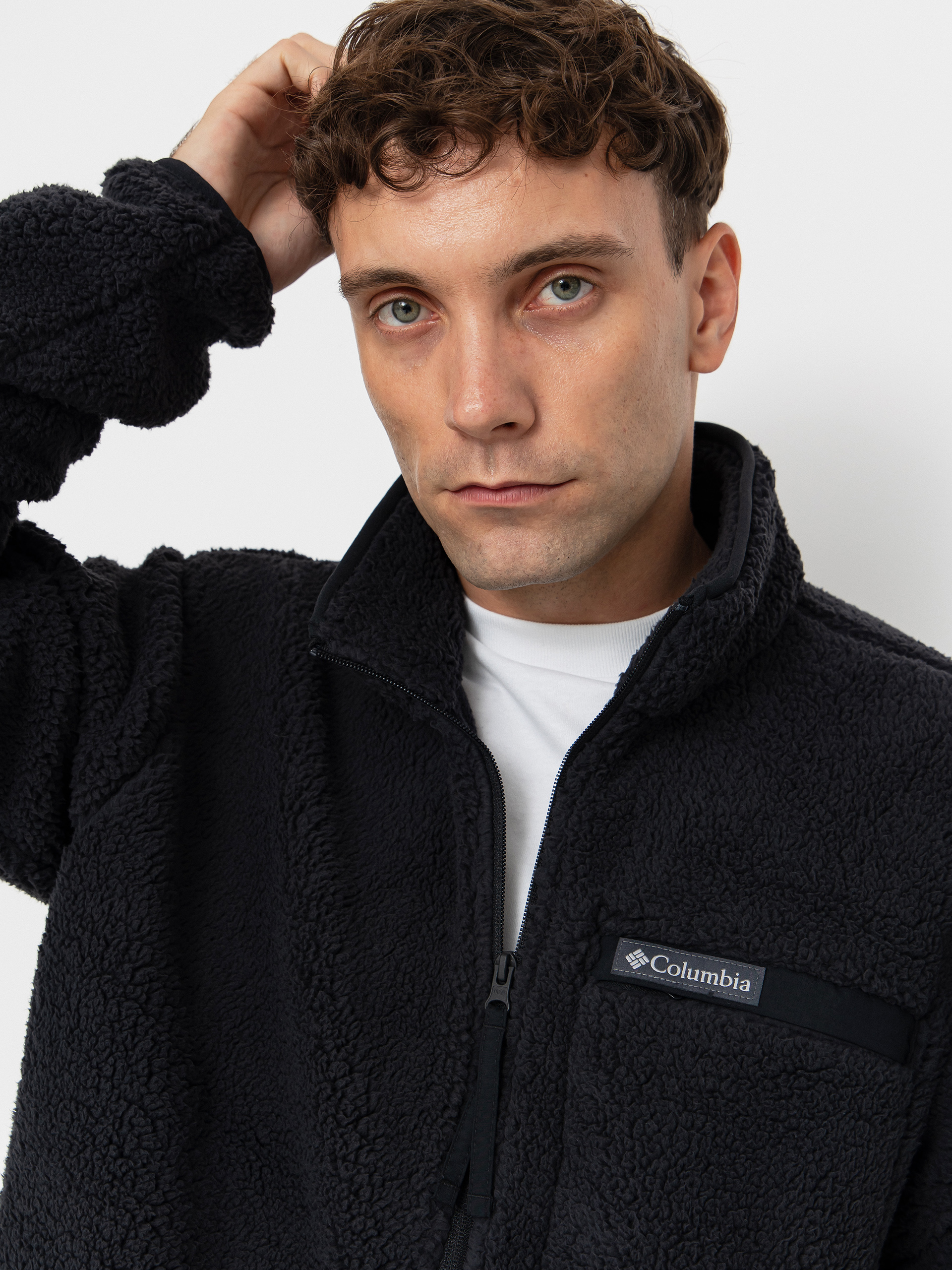 Férfi Columbia Rugged Ridge High Pile Full Zip Polár pulóver (black)