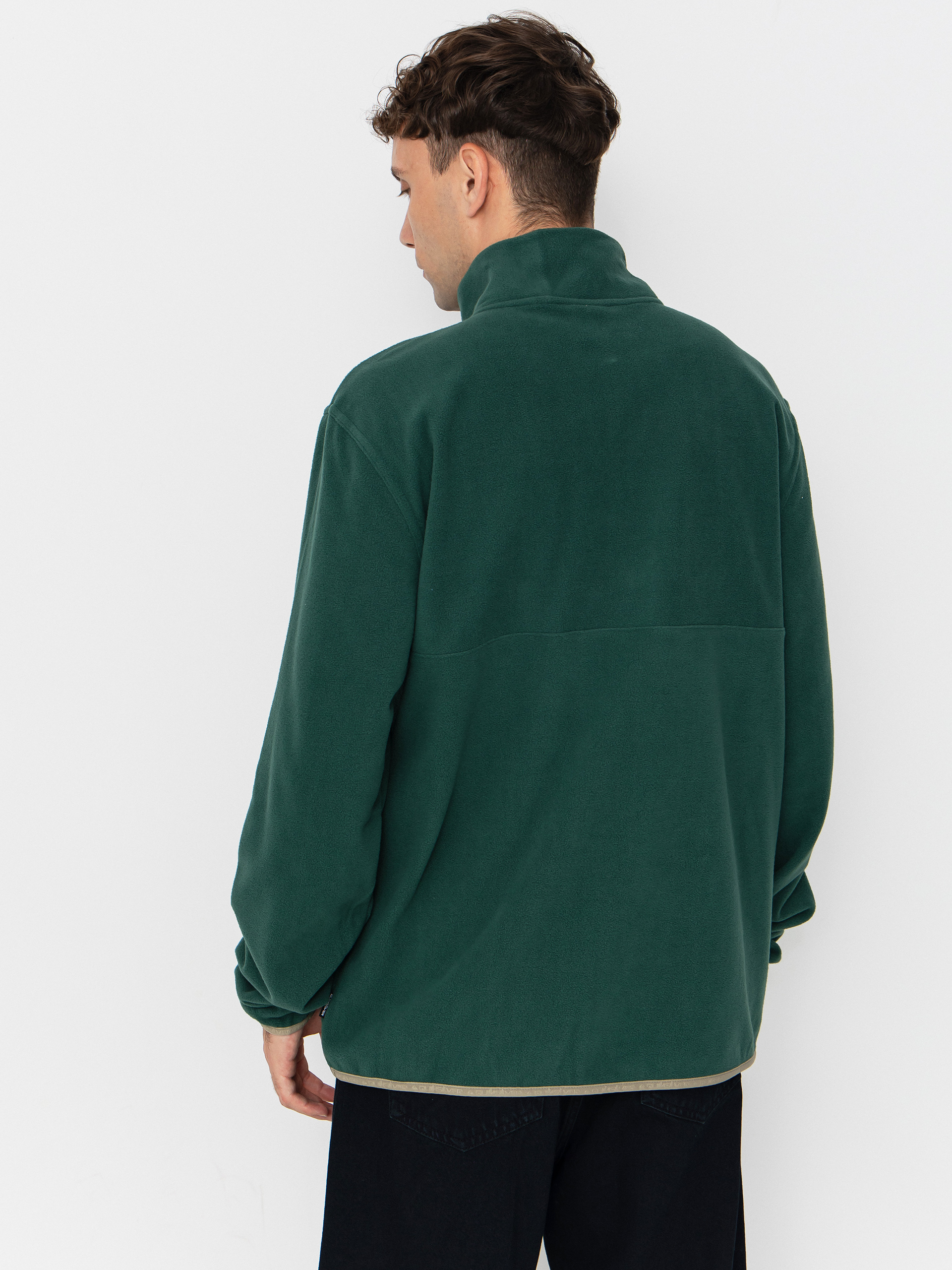 Férfi Quiksilver No Destination Hs Polár pulóver (trekking green)