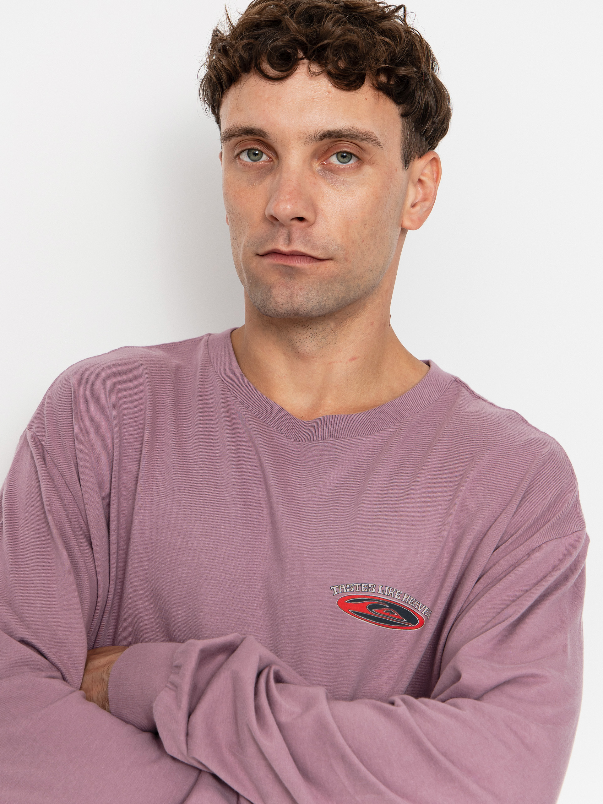 Quiksilver Hw Hollow Coves Hosszú ujjú felső (elderberry)