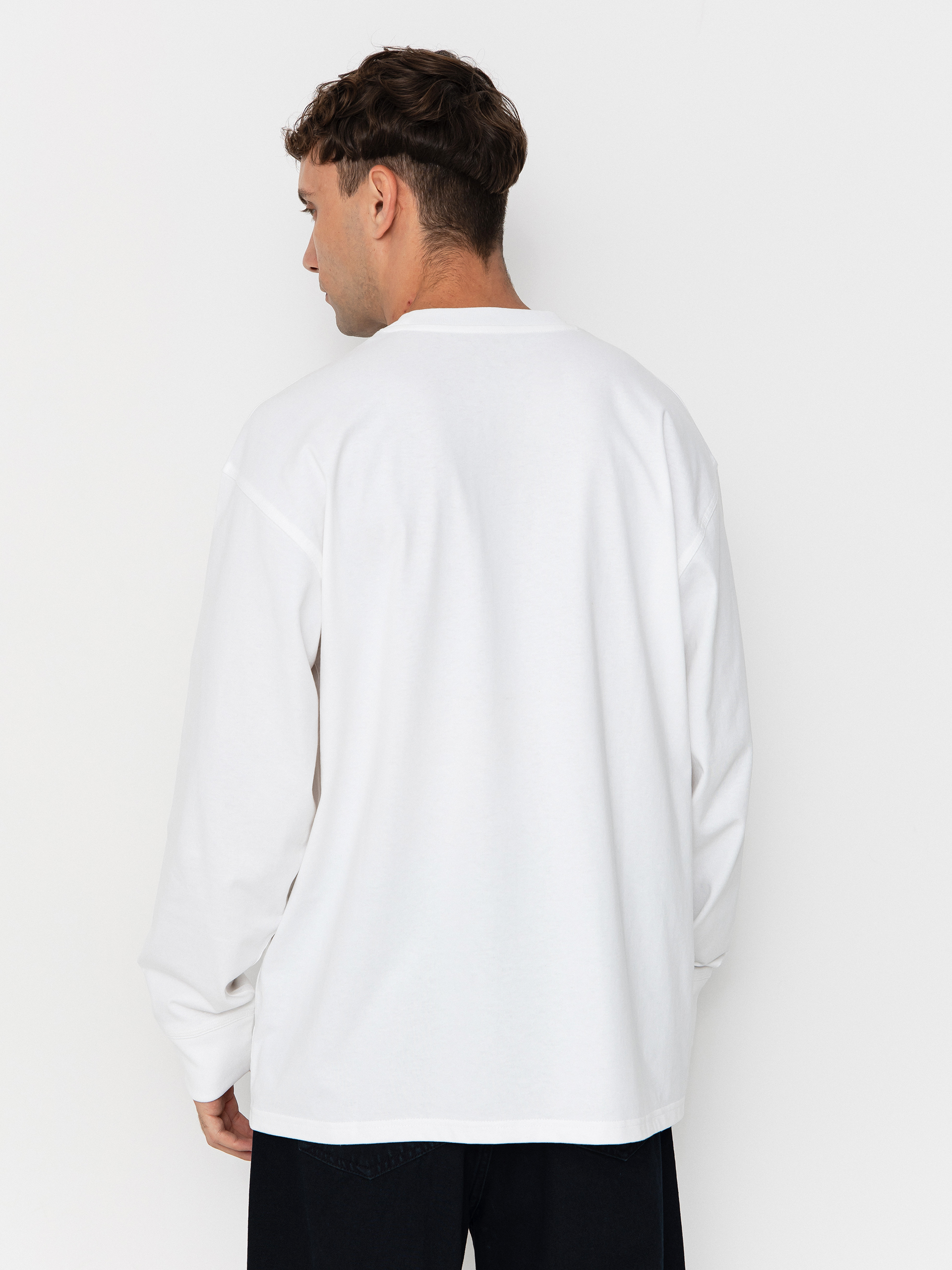 Hosszú ujjú felső Carhartt WIP American Script (white)