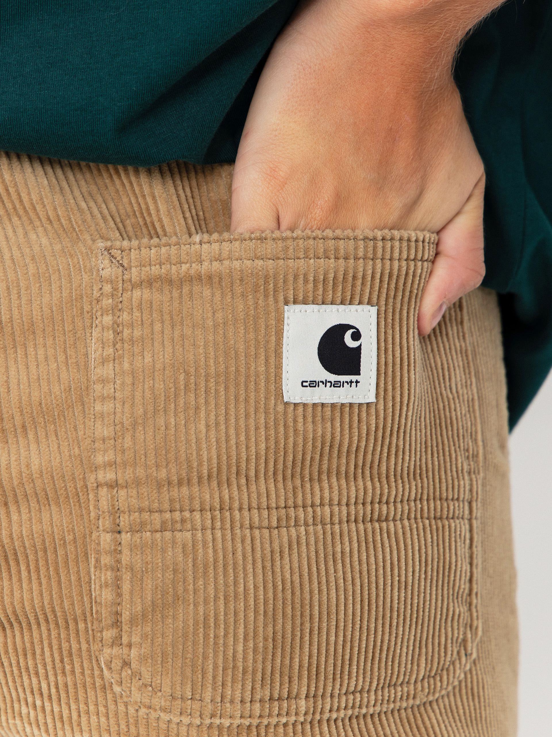 Carhartt WIP Simple Wmn Kisnadrág (leather/rinsed)