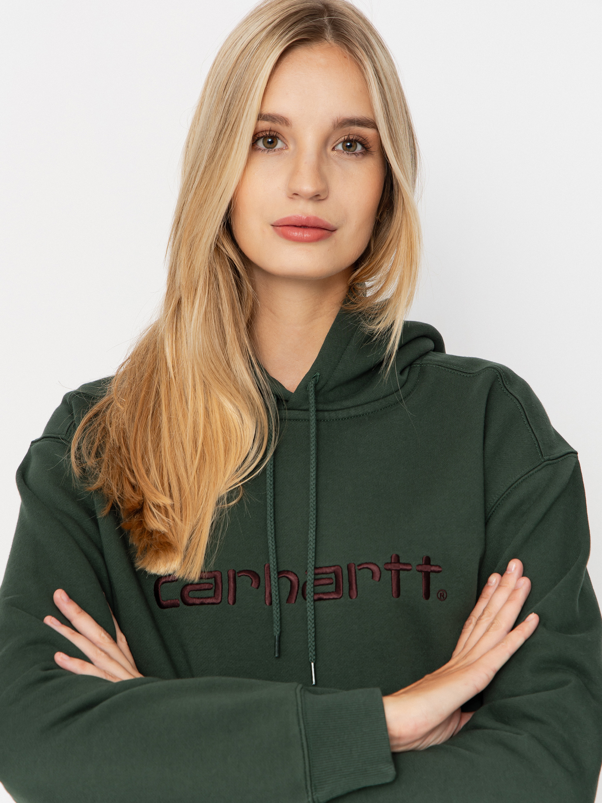 Carhartt WIP Carhartt HD Wmn Kapucnis pulu00f3ver (sycamore tree/rondo)