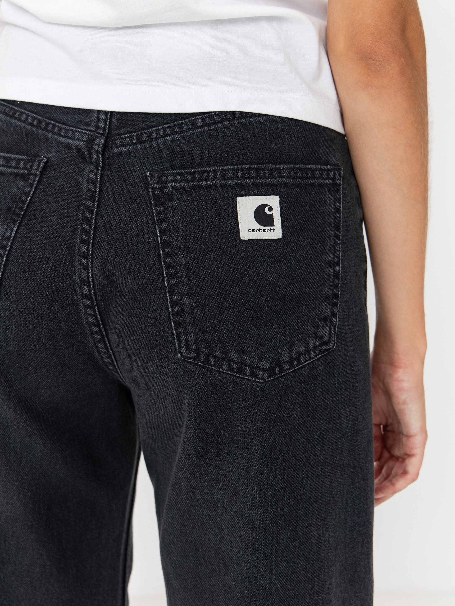 Carhartt WIP Jane Wmn Kisnadrág (black/heavy stone wash)