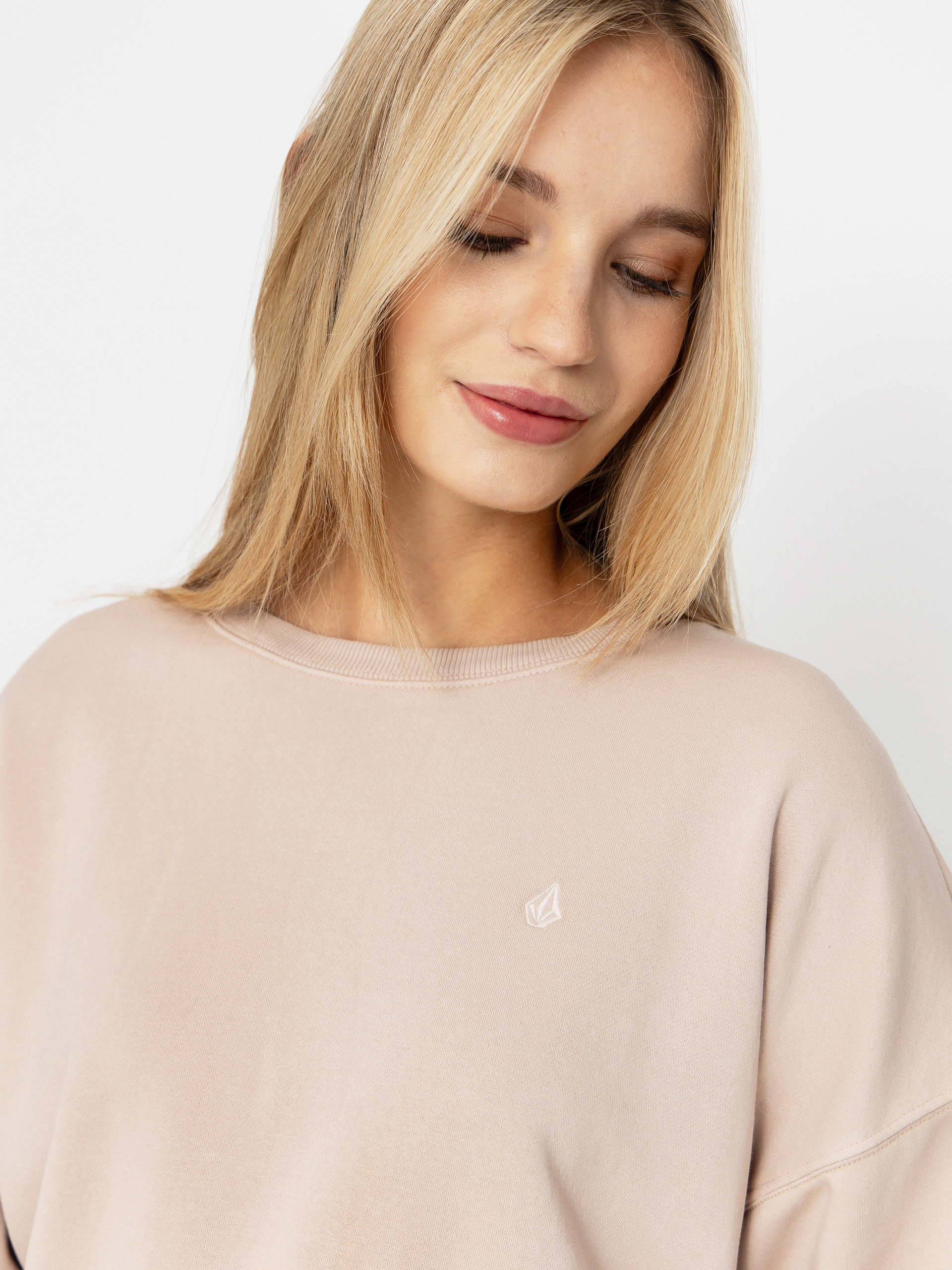 Volcom Stone Soft Crew Wmn Pulóver (khakiest)