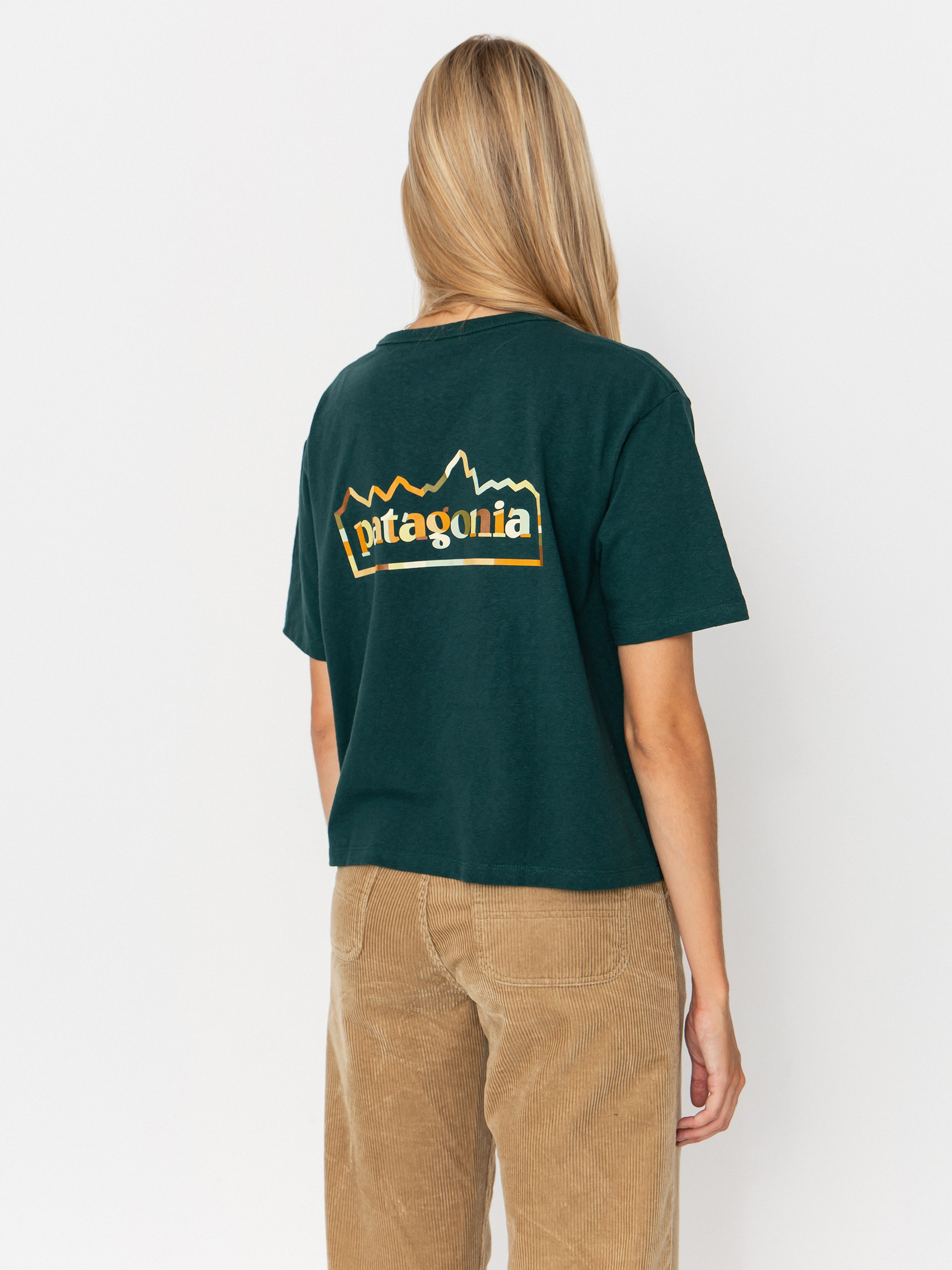 Patagonia Unity Fitz Easy Cut Responsibili Wmn Póló (cascade green)