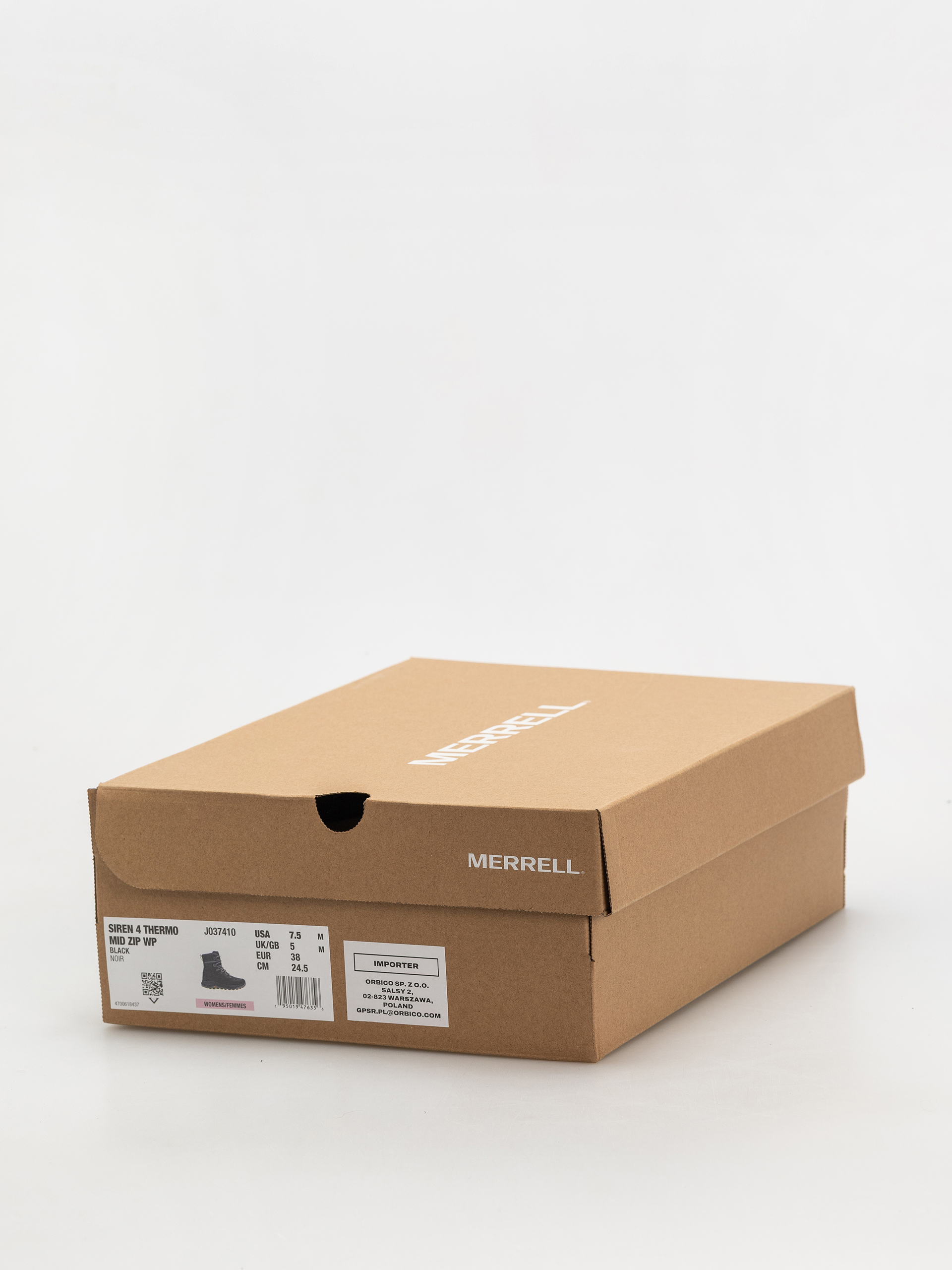 Merrell Siren 4 Thermo Mid Zip Wp Wmn Cipők (black)