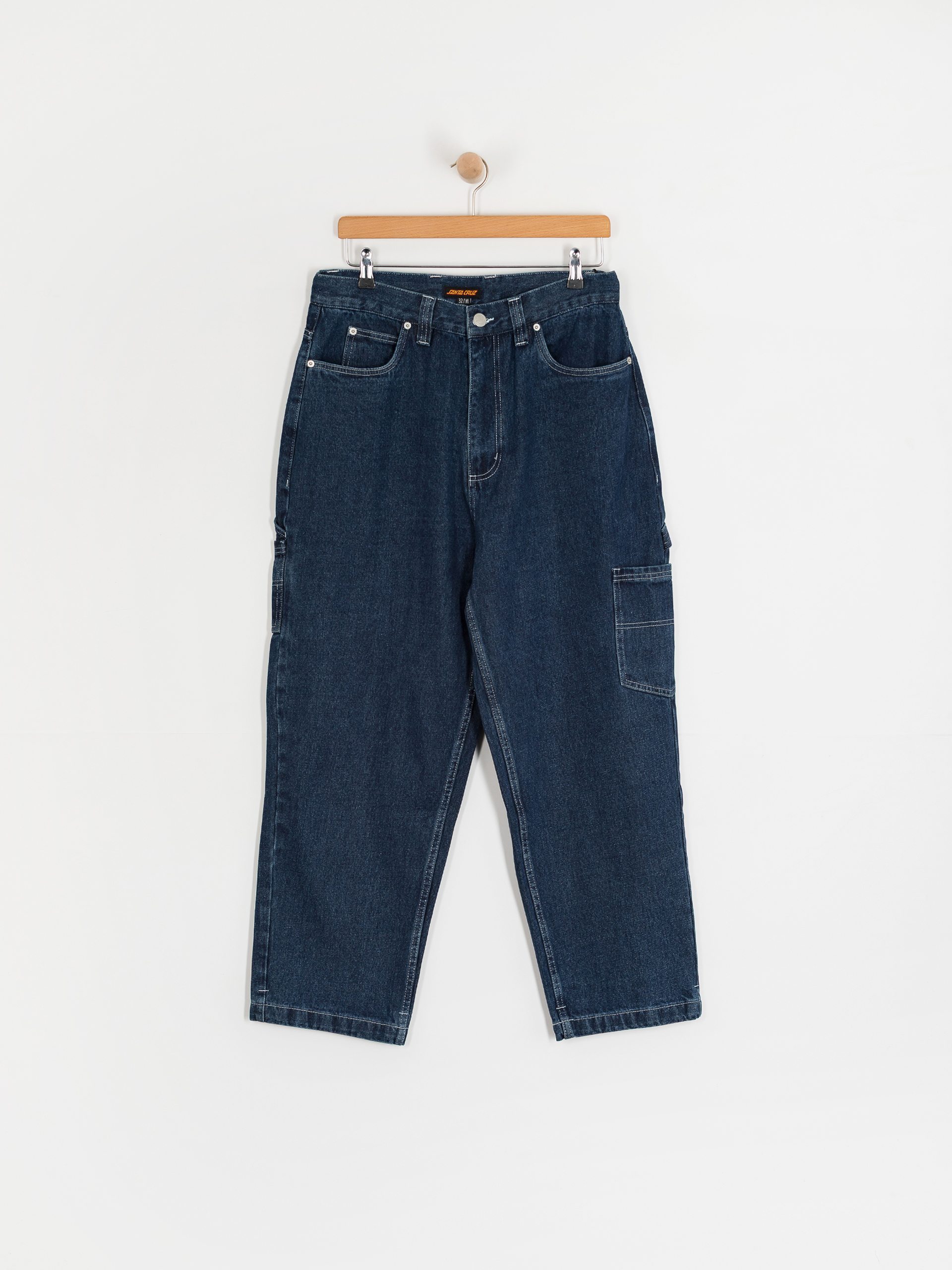 Kisnadrág Santa Cruz Carpenter (dark denim/white)