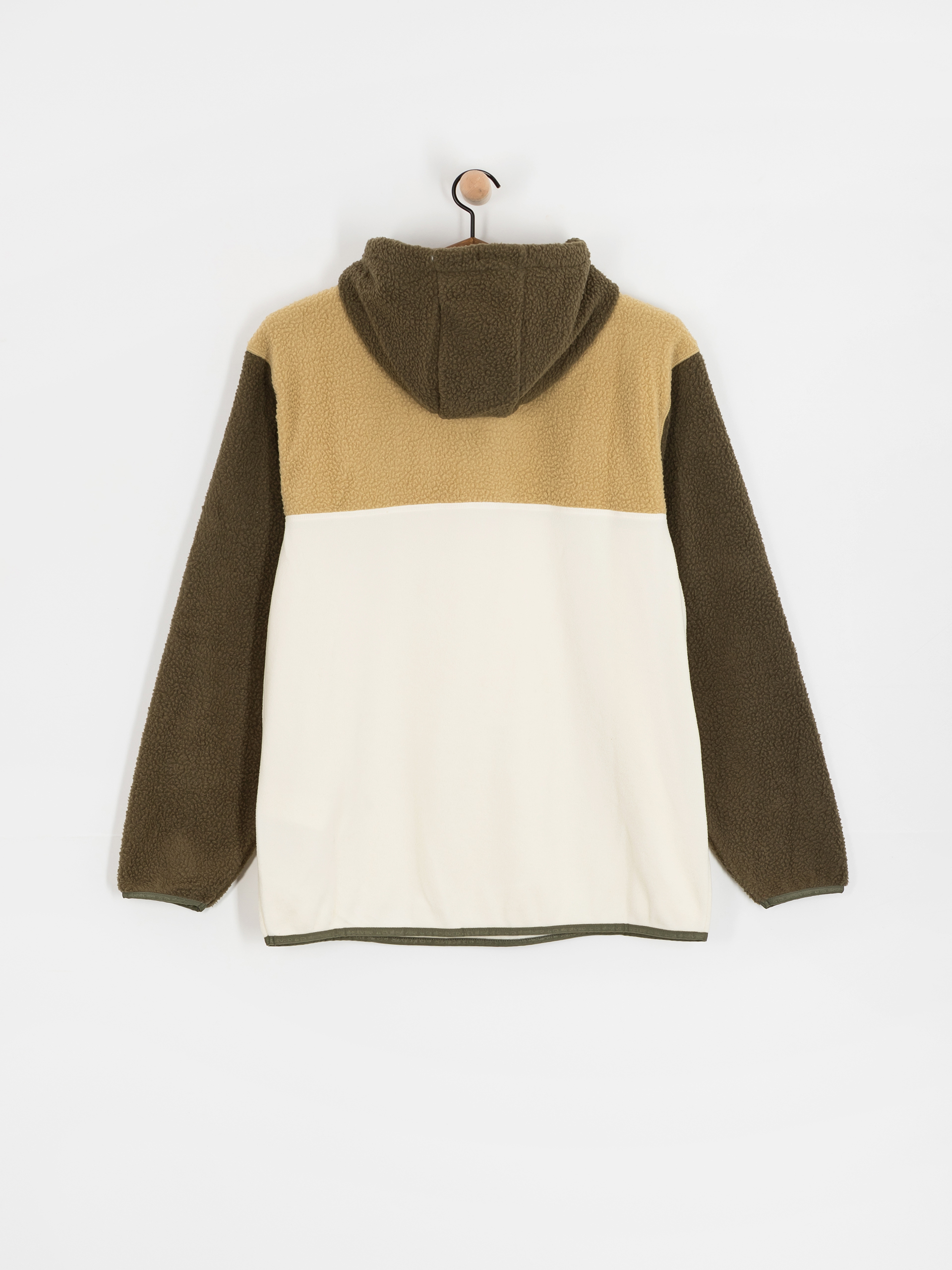 Férfi Polár pulóver Quiksilver Ocean View Mix Up Hoody (grape leaf)