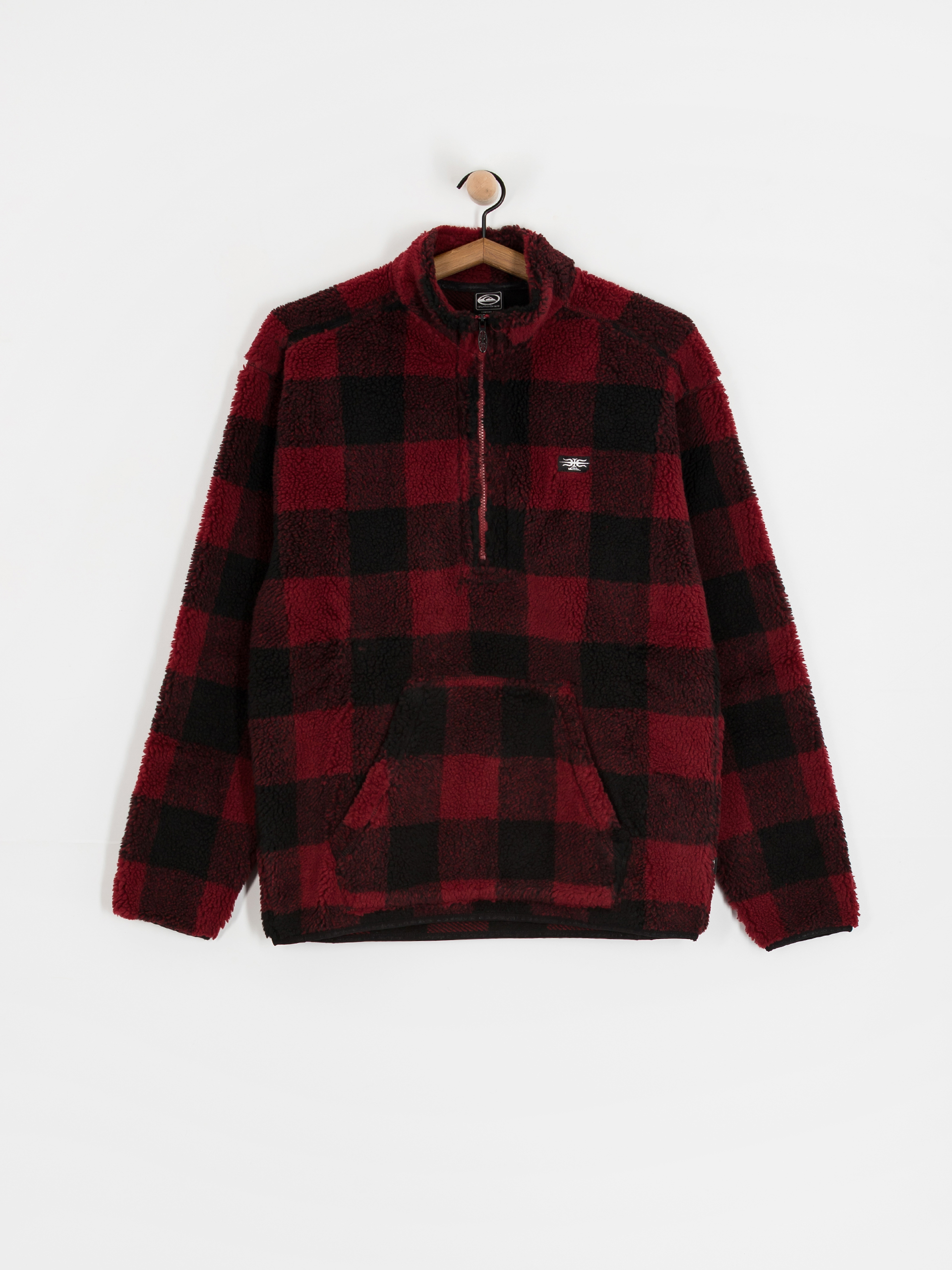 Férfi Polár pulóver Quiksilver Mercury Woodlands Sherpa (woodlands biking red)